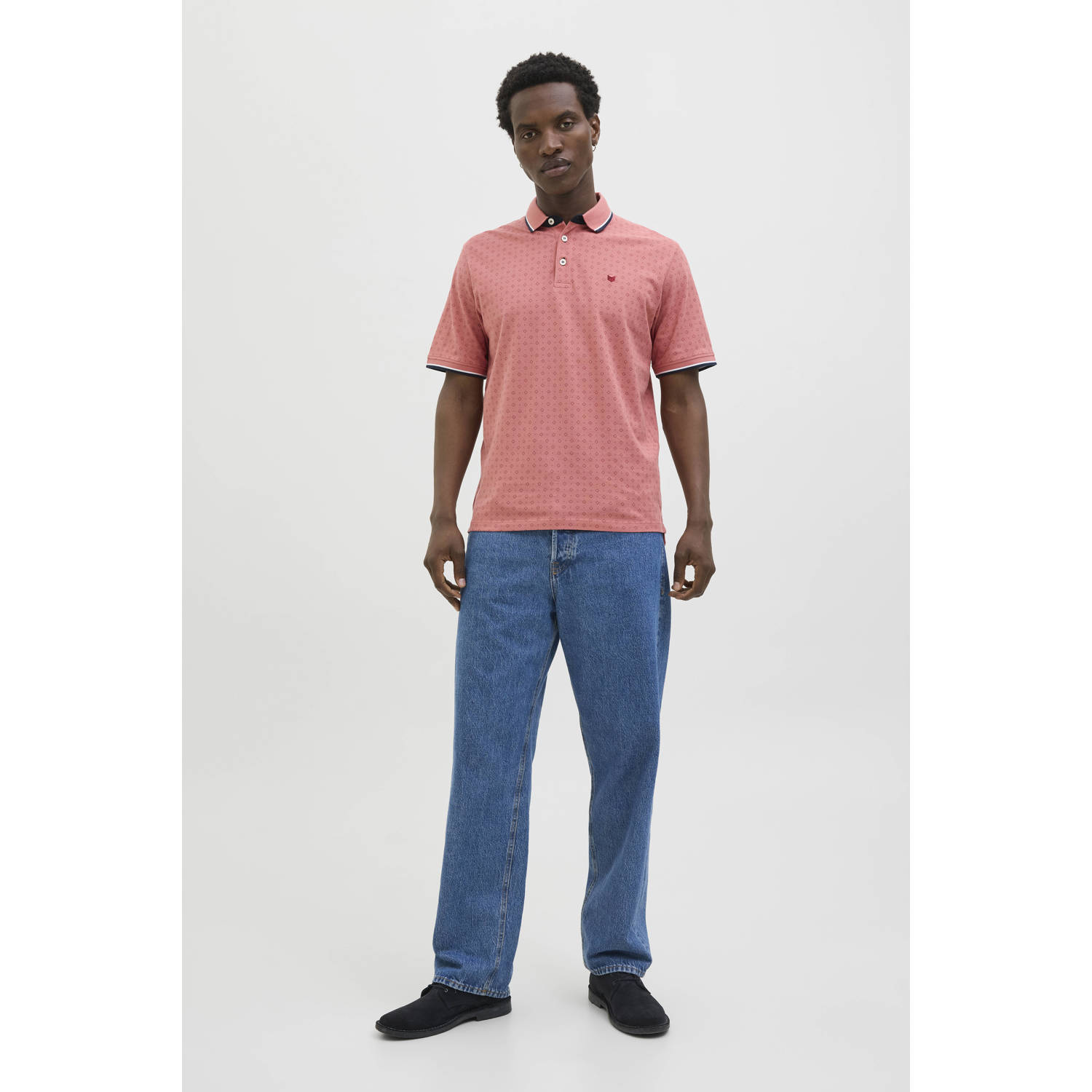 JACK & JONES PREMIUM slim polo roze