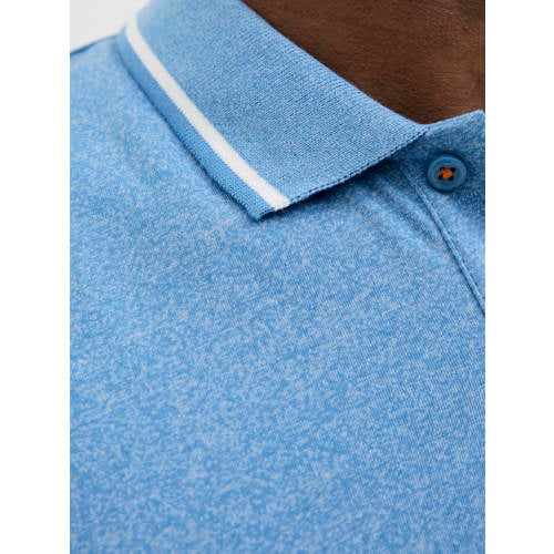 JACK & JONES ORIGINALS regular polo blauw afbeelding