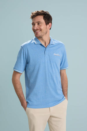 regular polo blauw