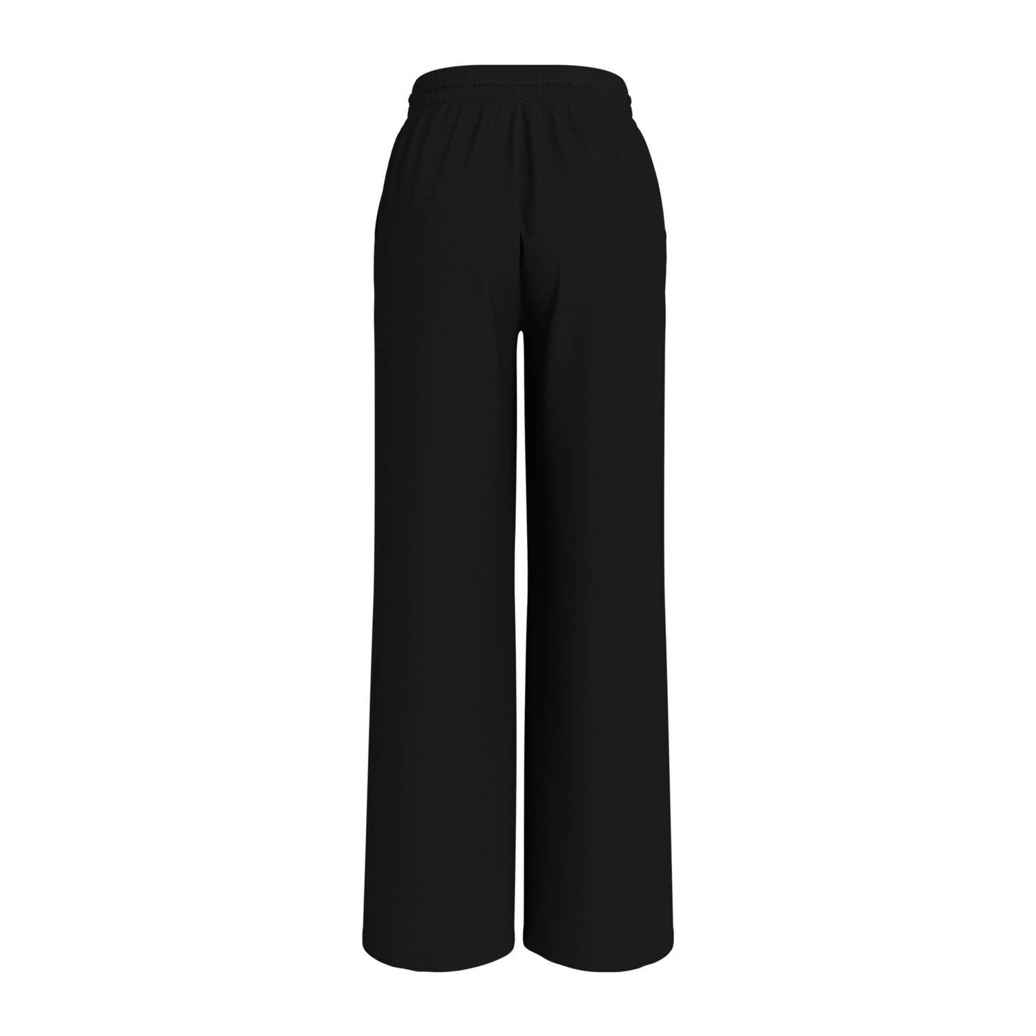 VILA casual broek zwart