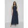 VILA maxi jurk donkerblauw