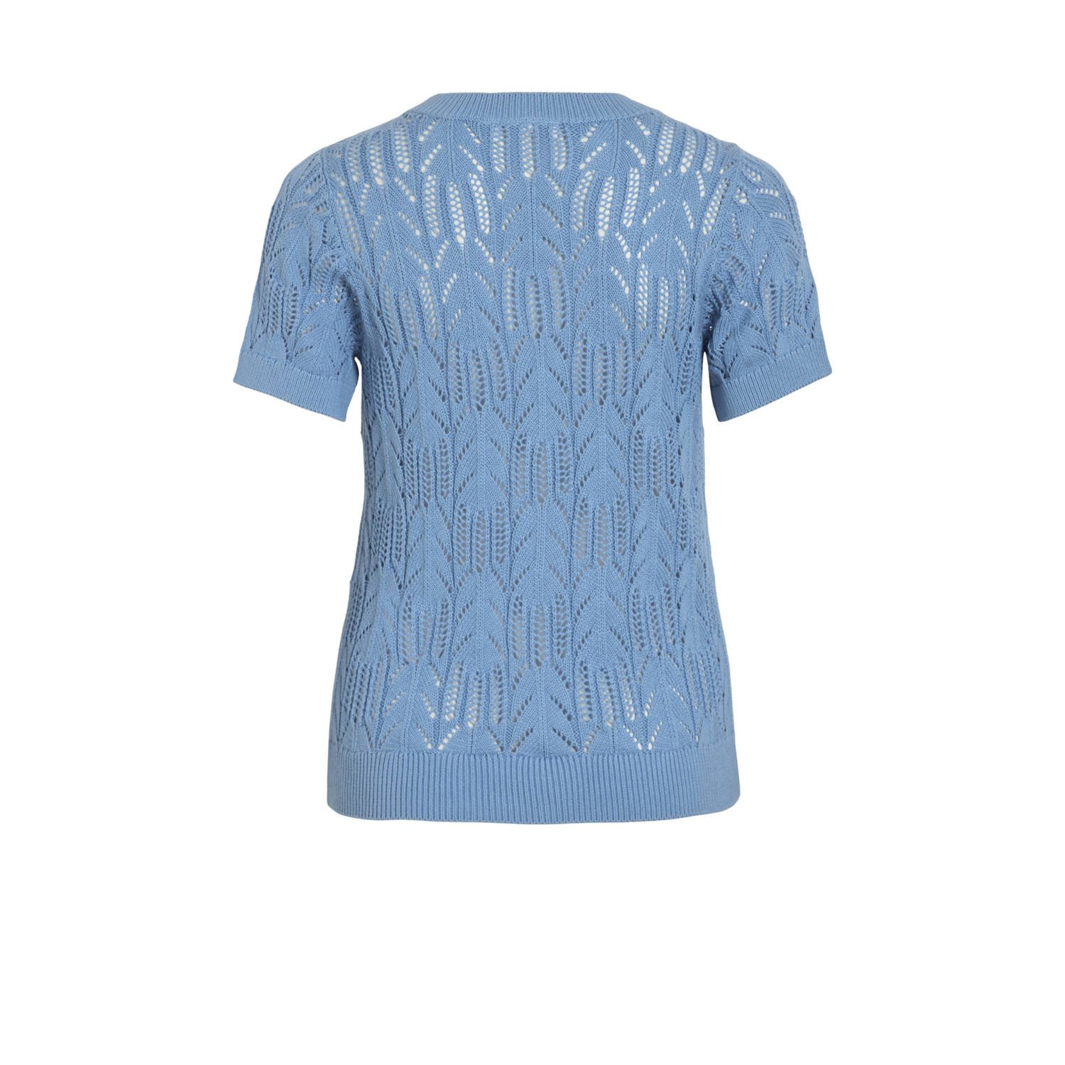 VILA trui blauw gebreid