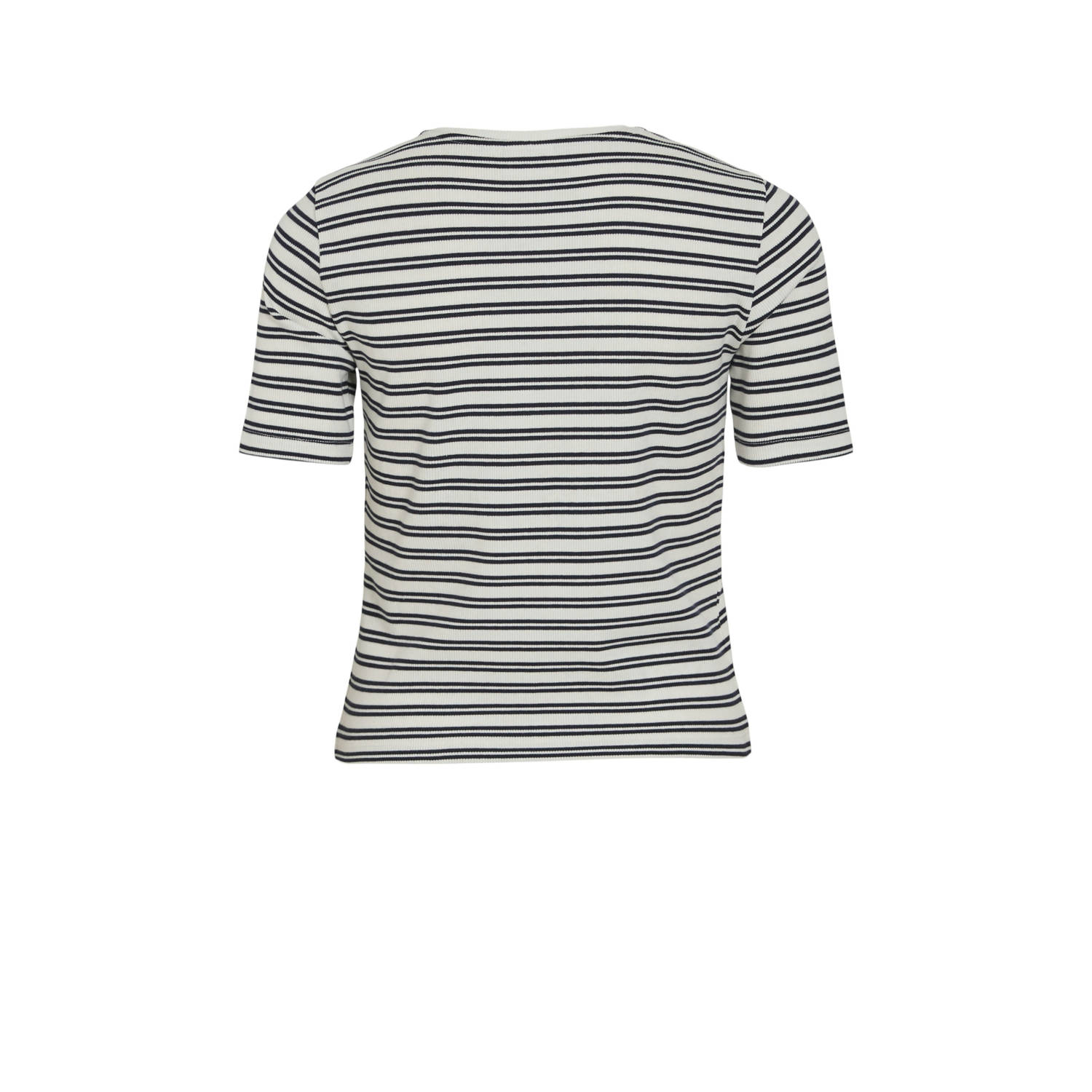 VILA top donkerblauw gebreid