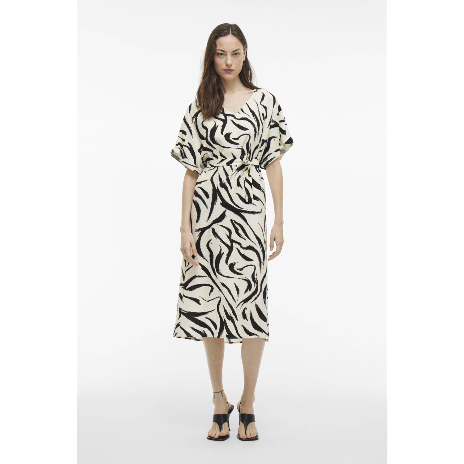 VILA midi jurk wit