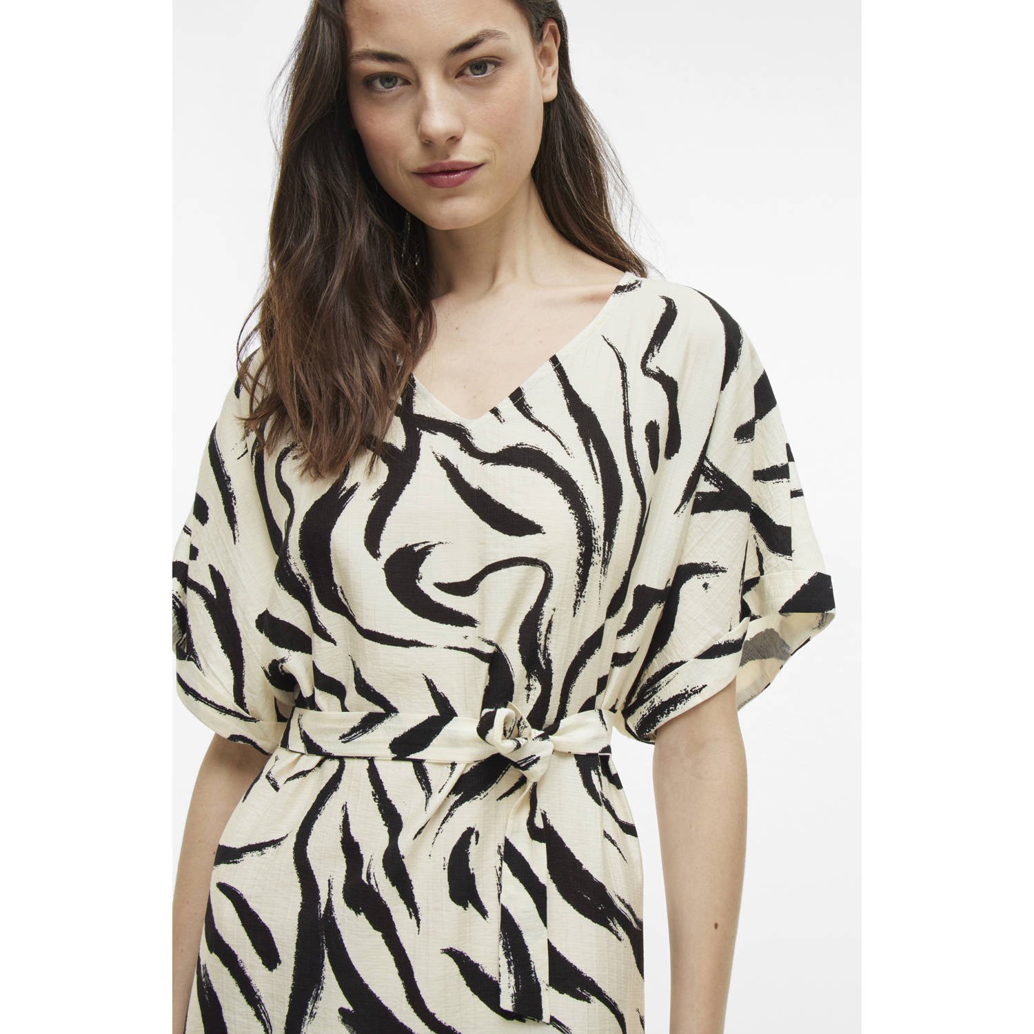 VILA midi jurk wit