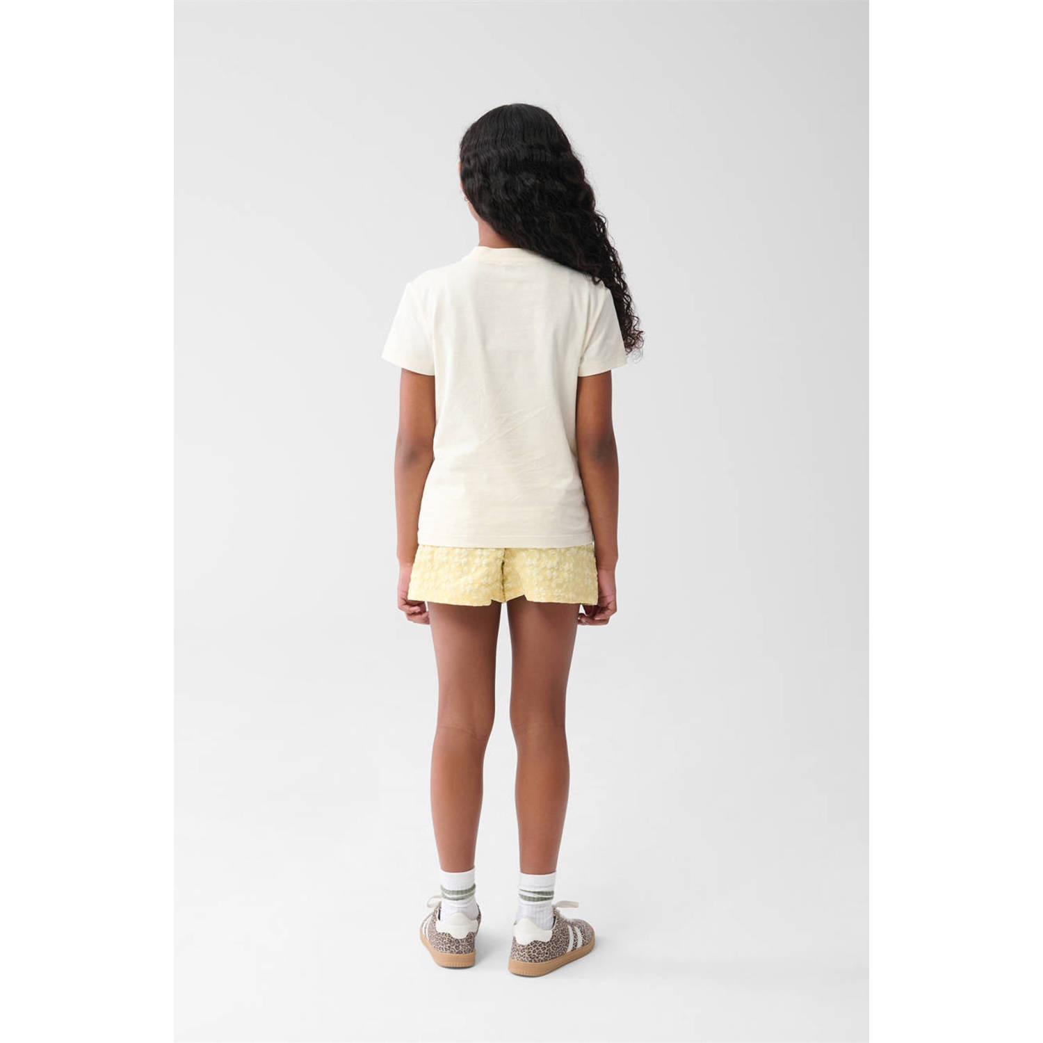 Shoeby T-shirt ecru met glitter