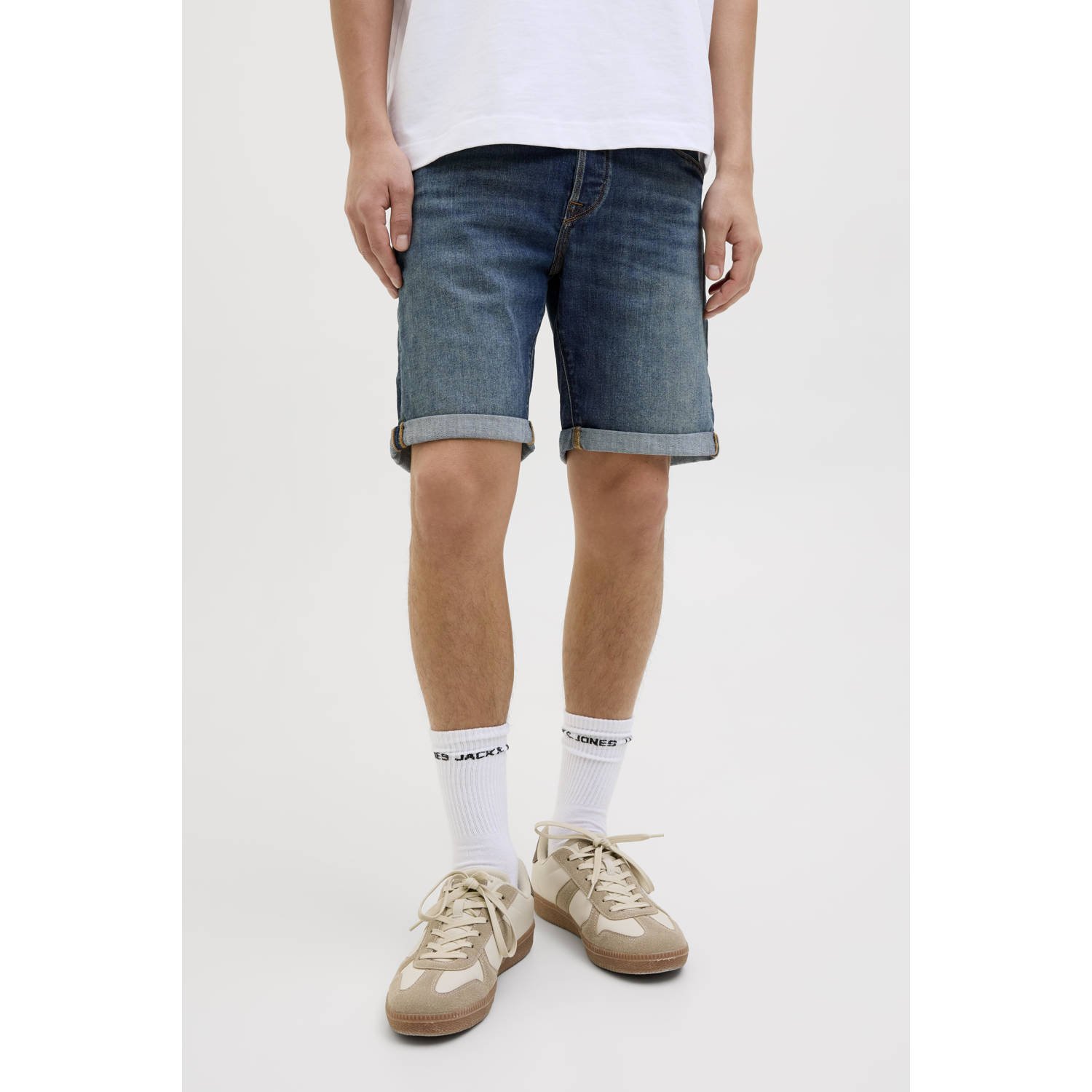 JACK & JONES JEANS INTELLIGENCE denim regular short medium blue denim