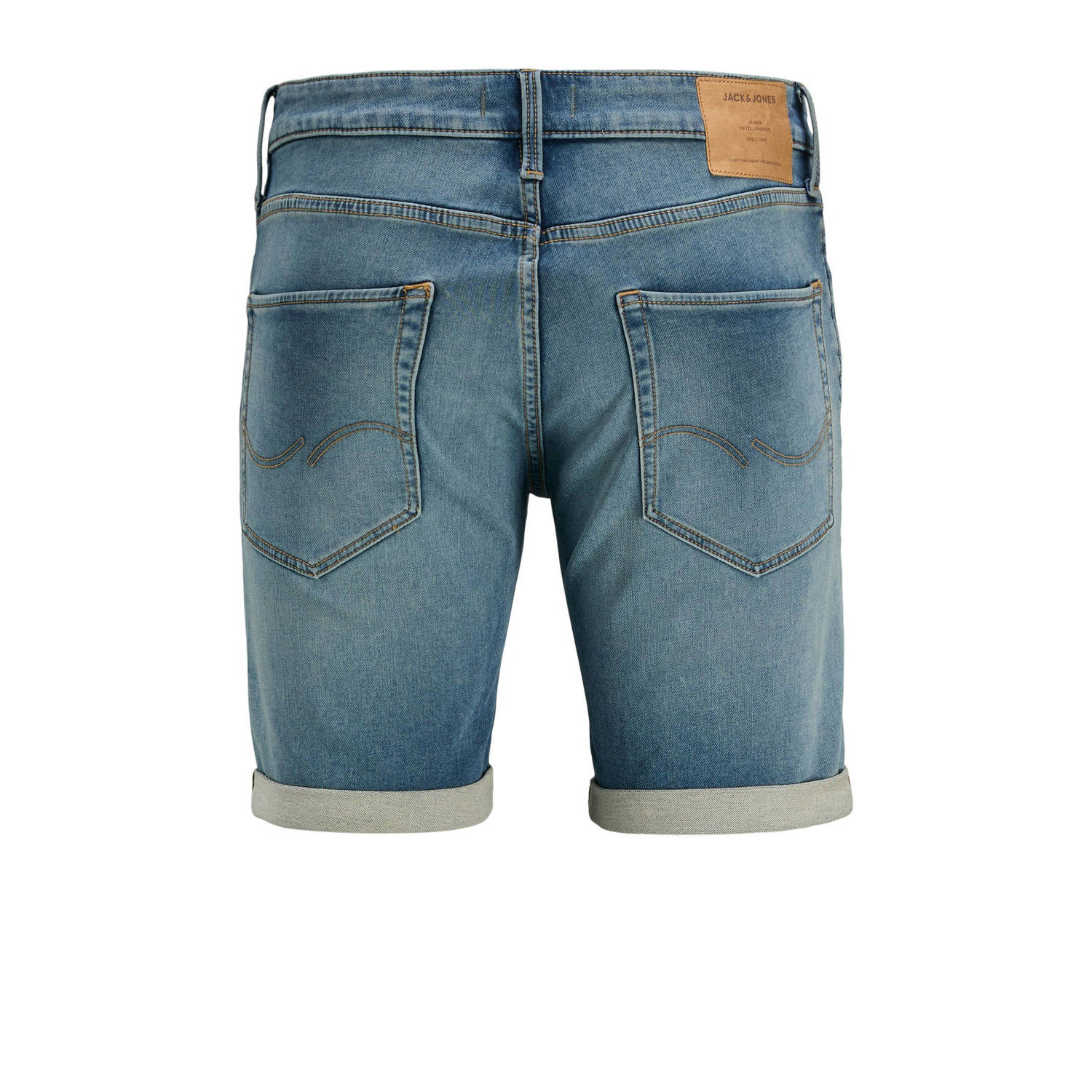 JACK & JONES JEANS INTELLIGENCE regular denim short medium blue denim