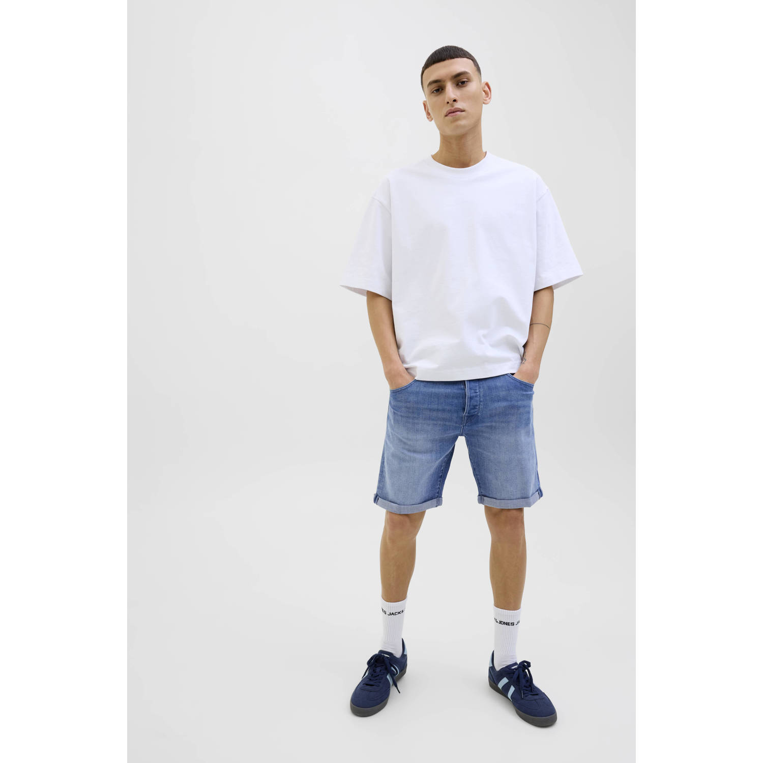 JACK & JONES JEANS INTELLIGENCE denim regular short blauw