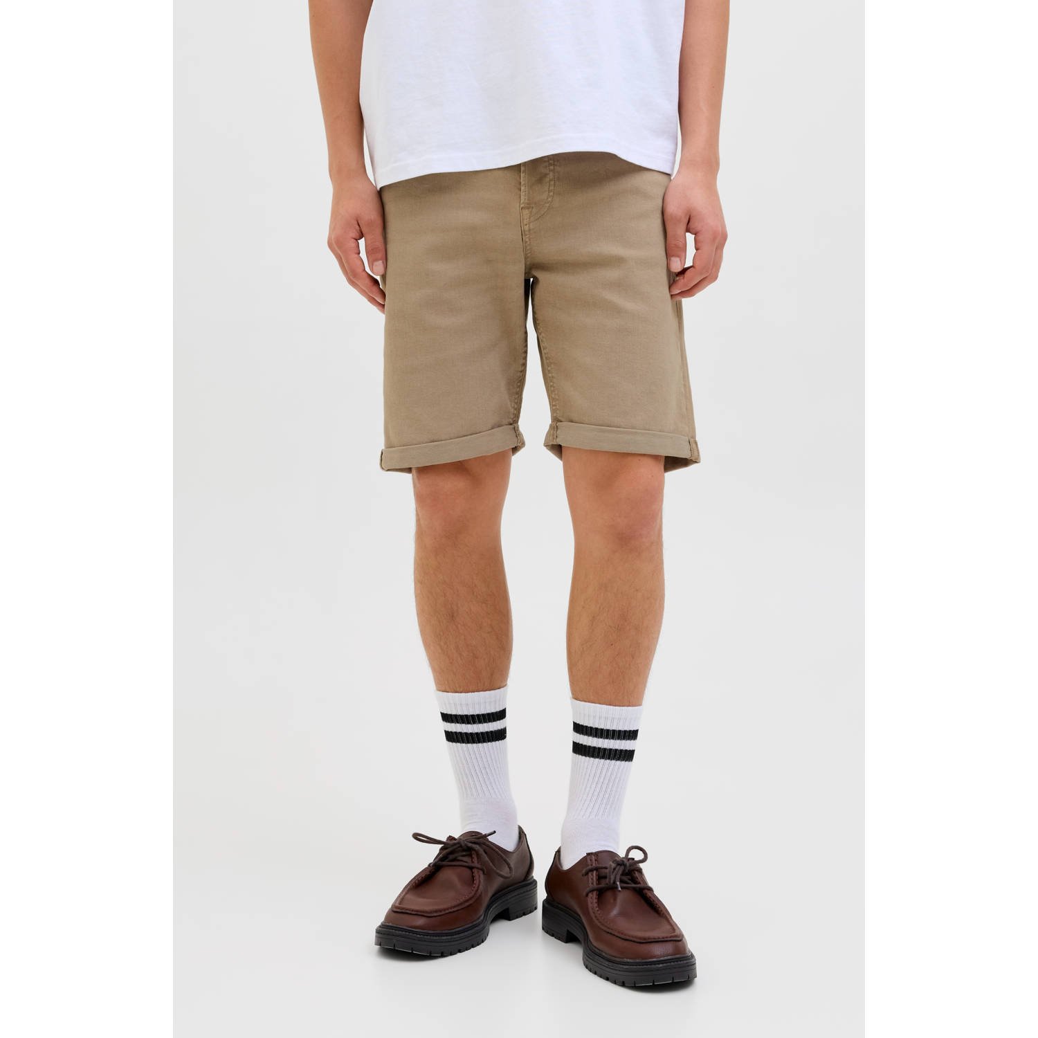Jack & jones Korte regular fit jeans in 5-pocketmodel model 'RICK'