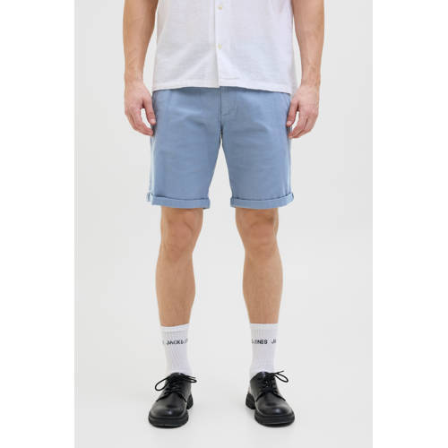 JACK & JONES PANTS STUDIO regular chino short blauw afbeelding