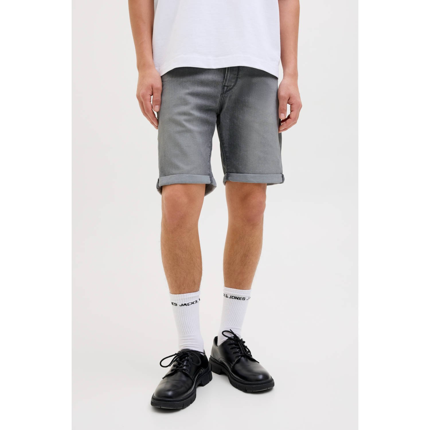 JACK & JONES JEANS INTELLIGENCE denim regular short grey denim
