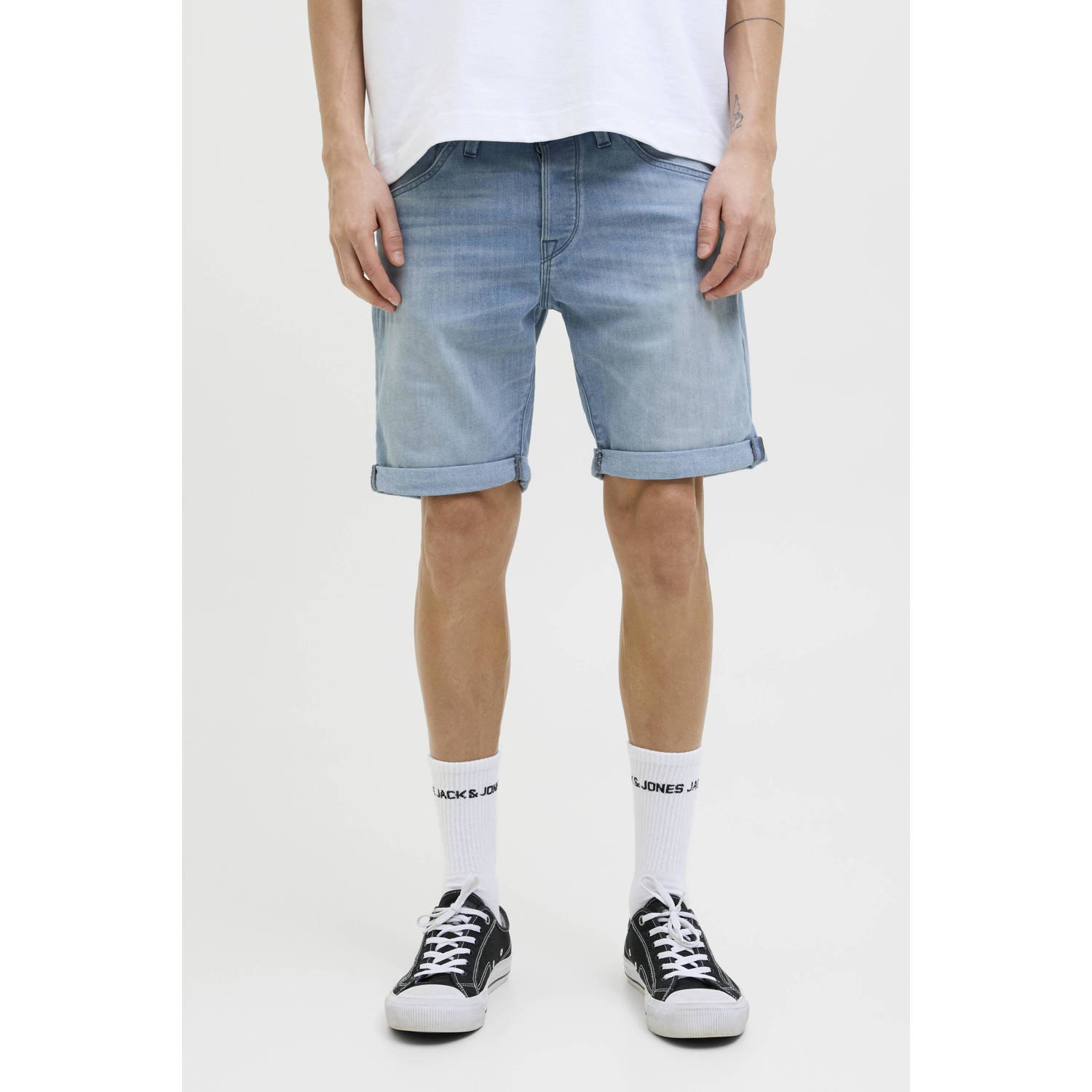 JACK & JONES JEANS INTELLIGENCE denim regular short light blue denim