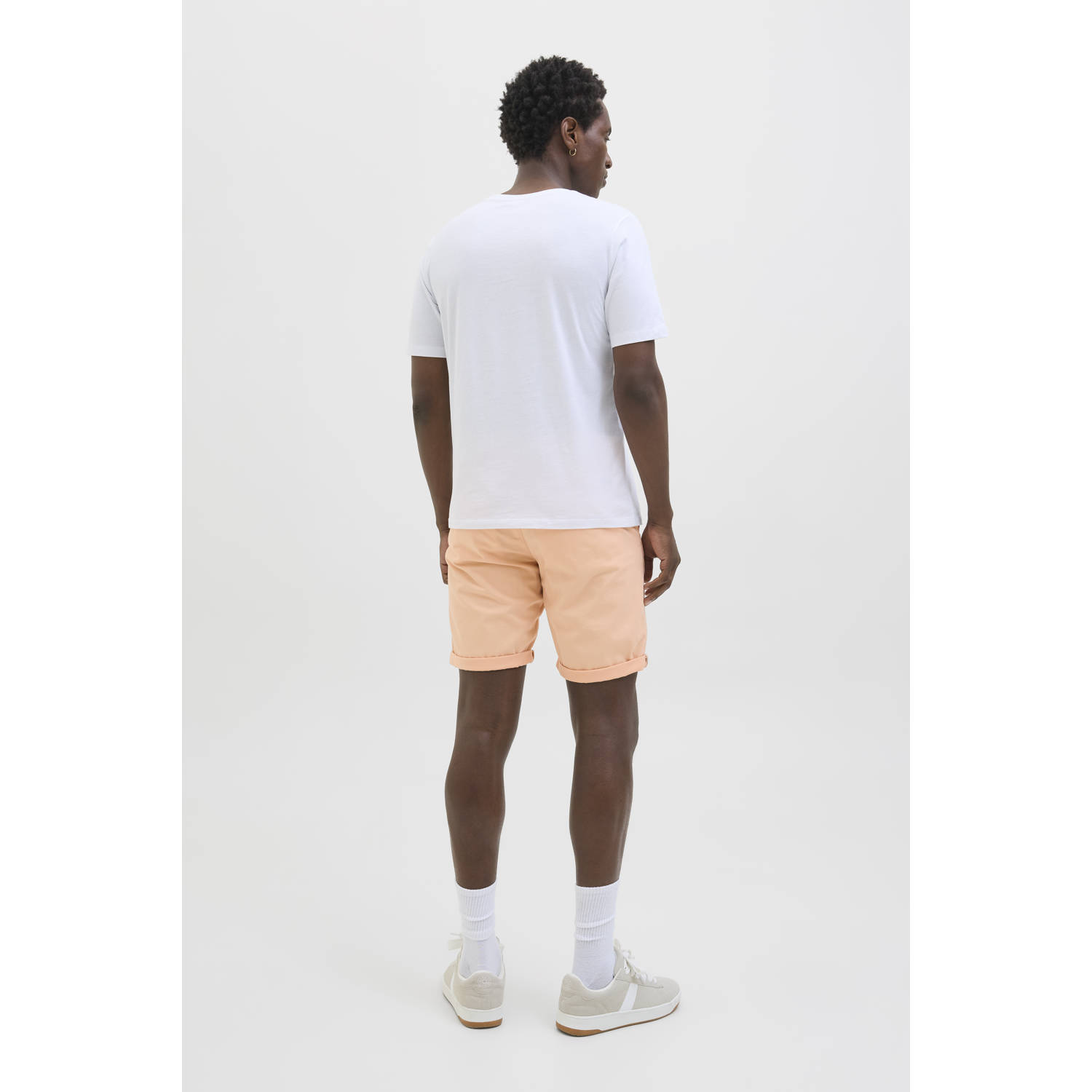 JACK & JONES PANTS STUDIO regular fit chino short JPSTBOWIE peach