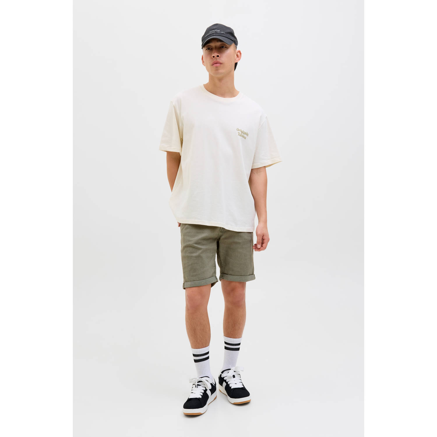 JACK & JONES JEANS INTELLIGENCE denim regular short groen