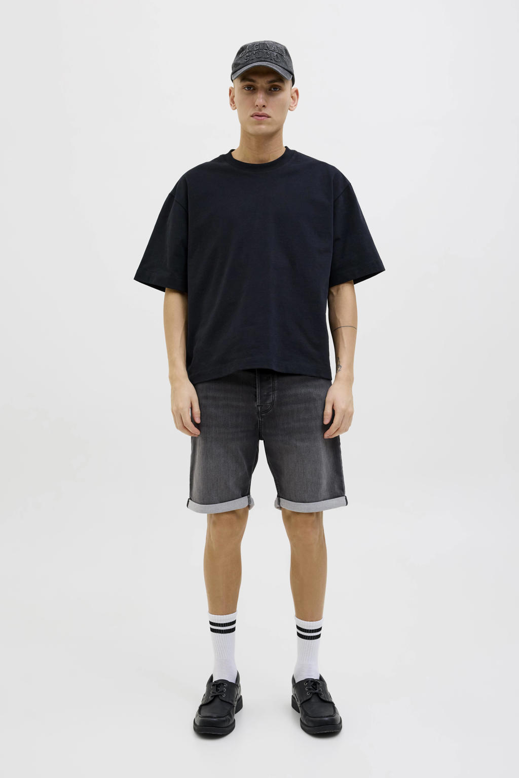 JACK & JONES Men's Shorts Jjirick Jjicon Shorts Na 306 I.k Sn, denim blue