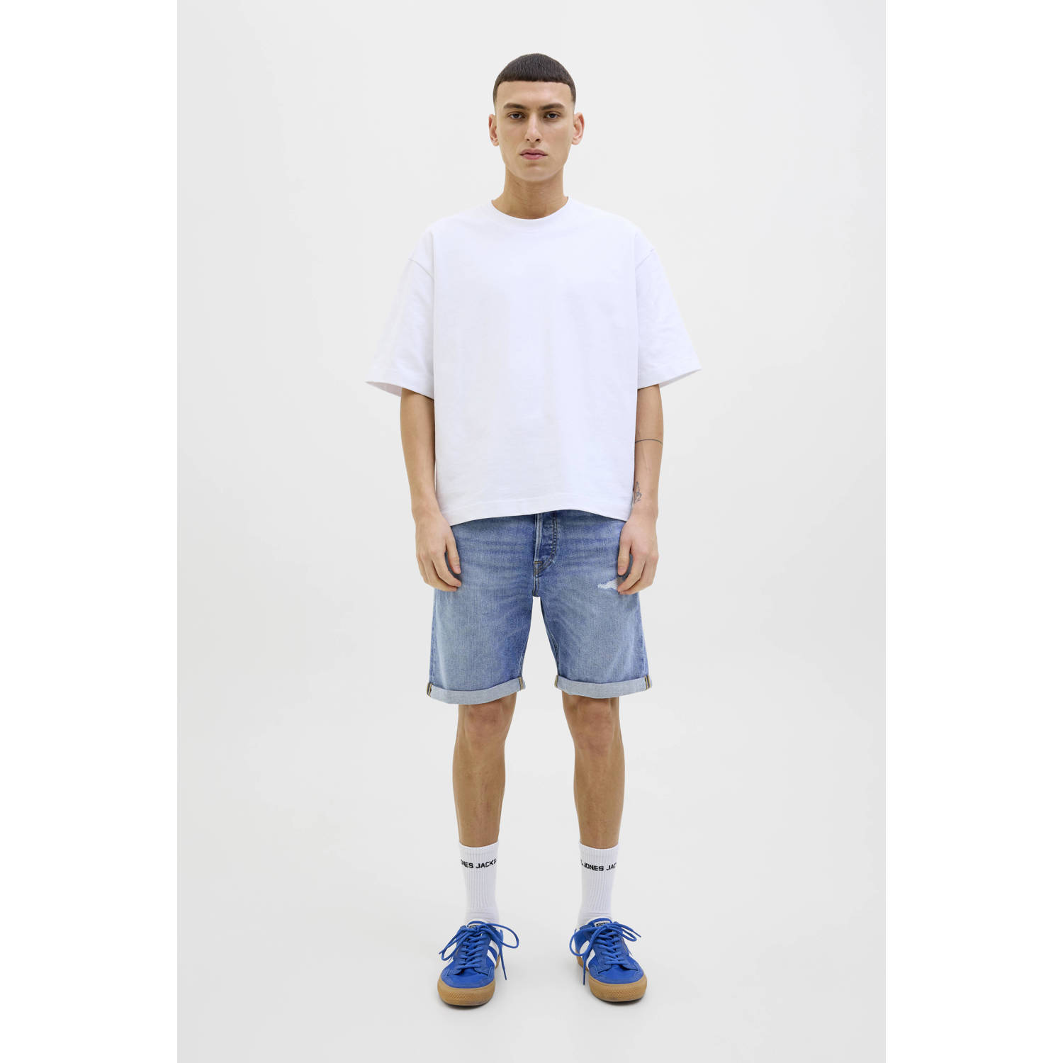 JACK & JONES JEANS INTELLIGENCE denim regular short blauw