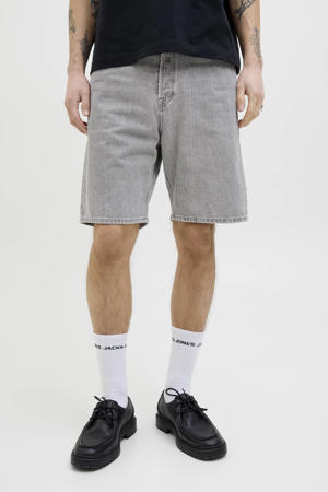 baggy denim short grey denim