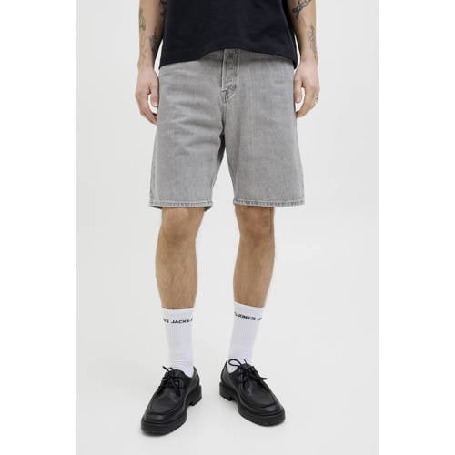 JACK & JONES JEANS INTELLIGENCE loose denim short grey denim afbeelding