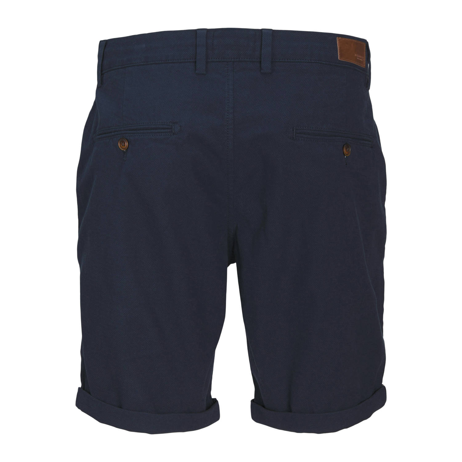 JACK & JONES PANTS STUDIO regular chino short donkerblauw
