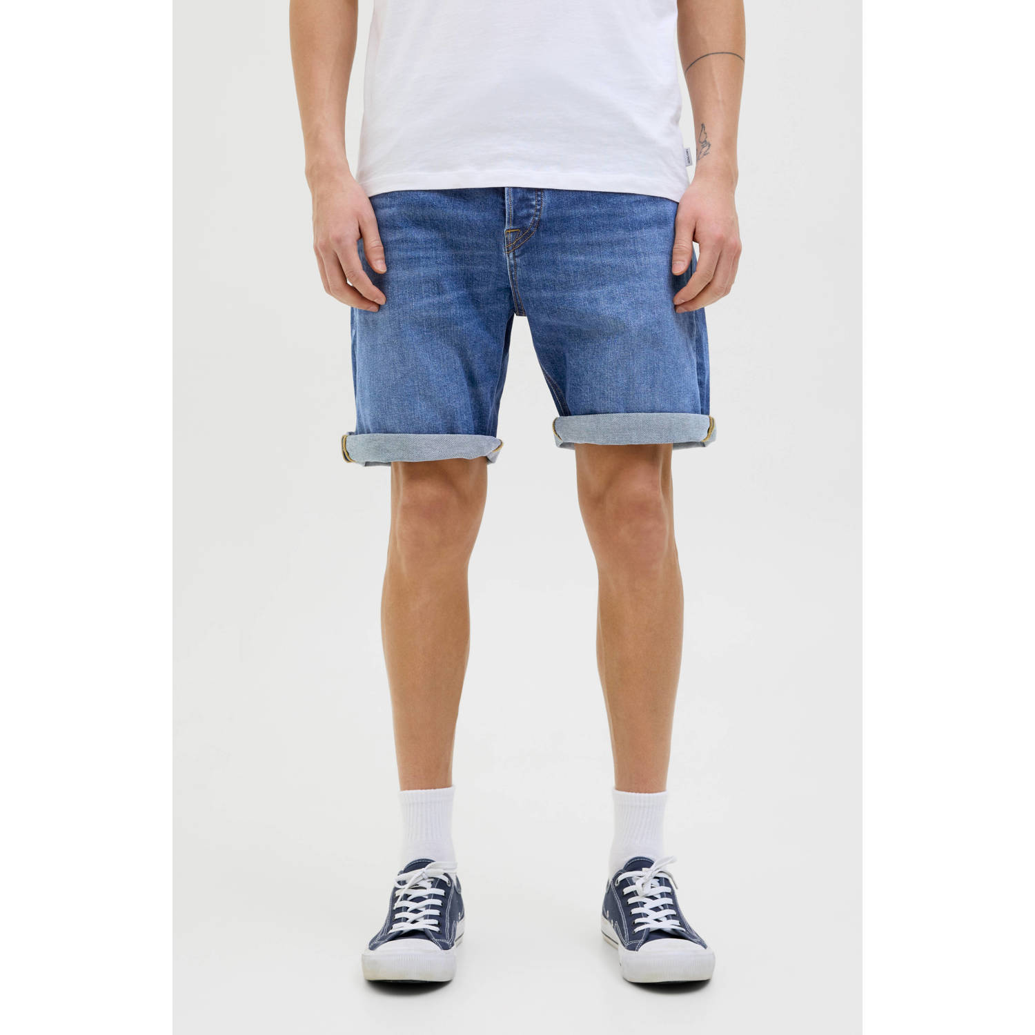 JACK & JONES JEANS INTELLIGENCE denim regular short JJIRICK JJIORIGINAL blue denim