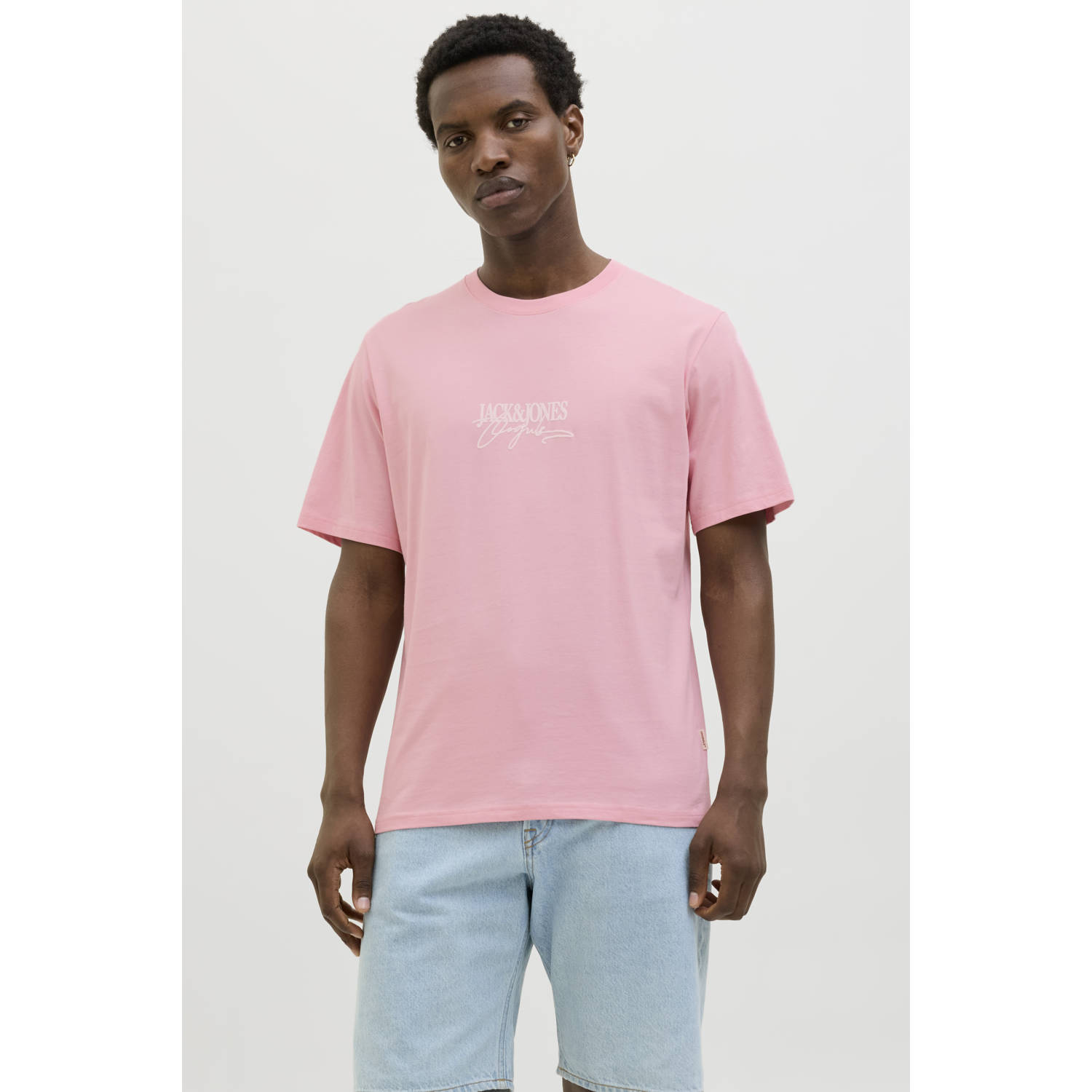 JACK & JONES ORIGINALS T-shirt roze