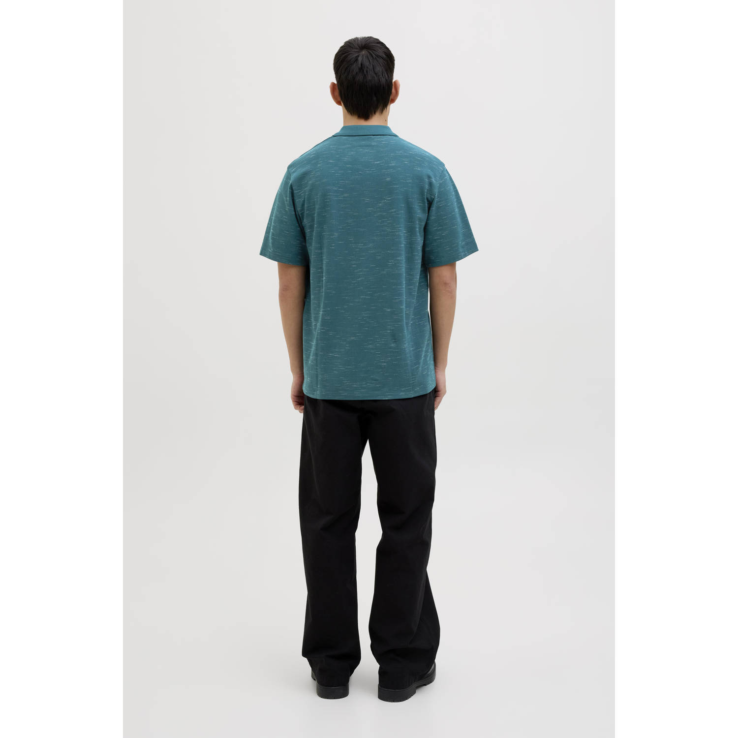 JACK & JONES CORE regular polo petrol