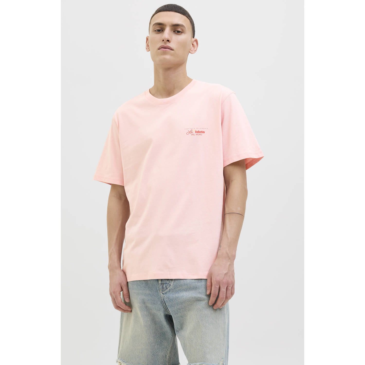 JACK & JONES ORIGINALS T-shirt roze