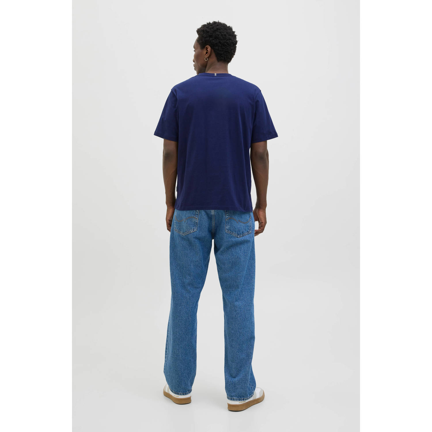 JACK & JONES ORIGINALS T-shirt donkerblauw