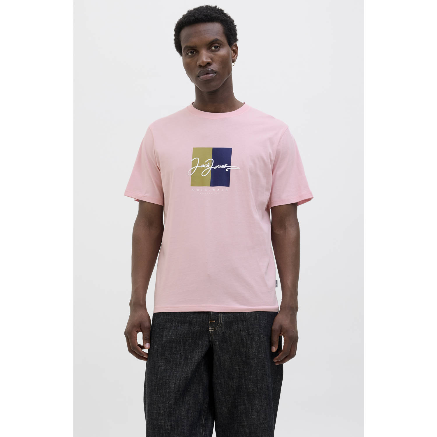 JACK & JONES ORIGINALS T-shirt roze