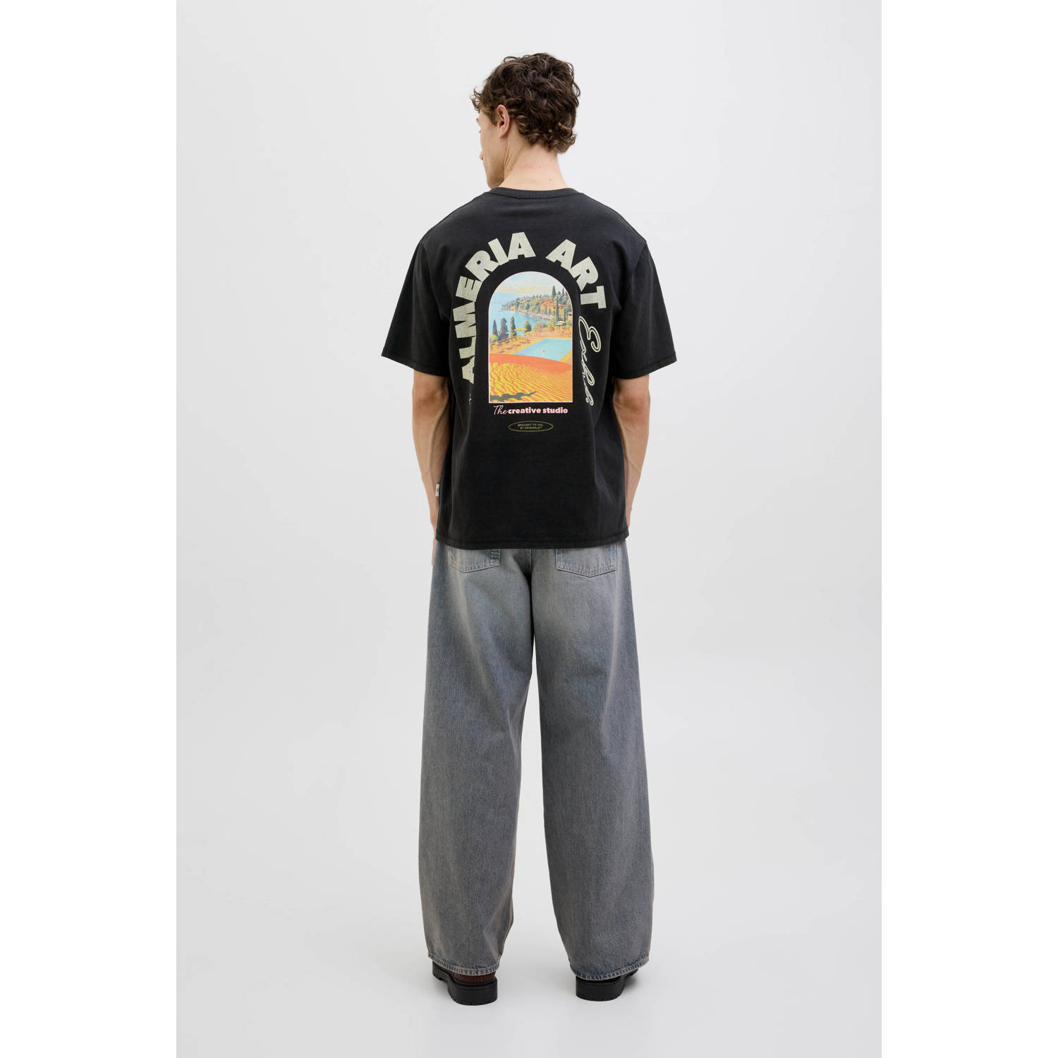 JACK & JONES ORIGINALS T-shirt zwart