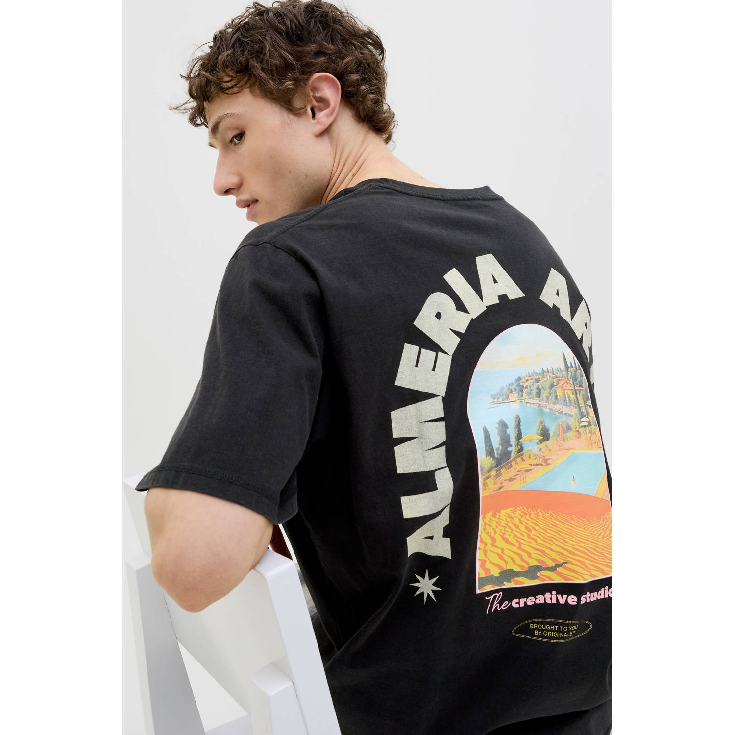 JACK & JONES ORIGINALS T-shirt zwart