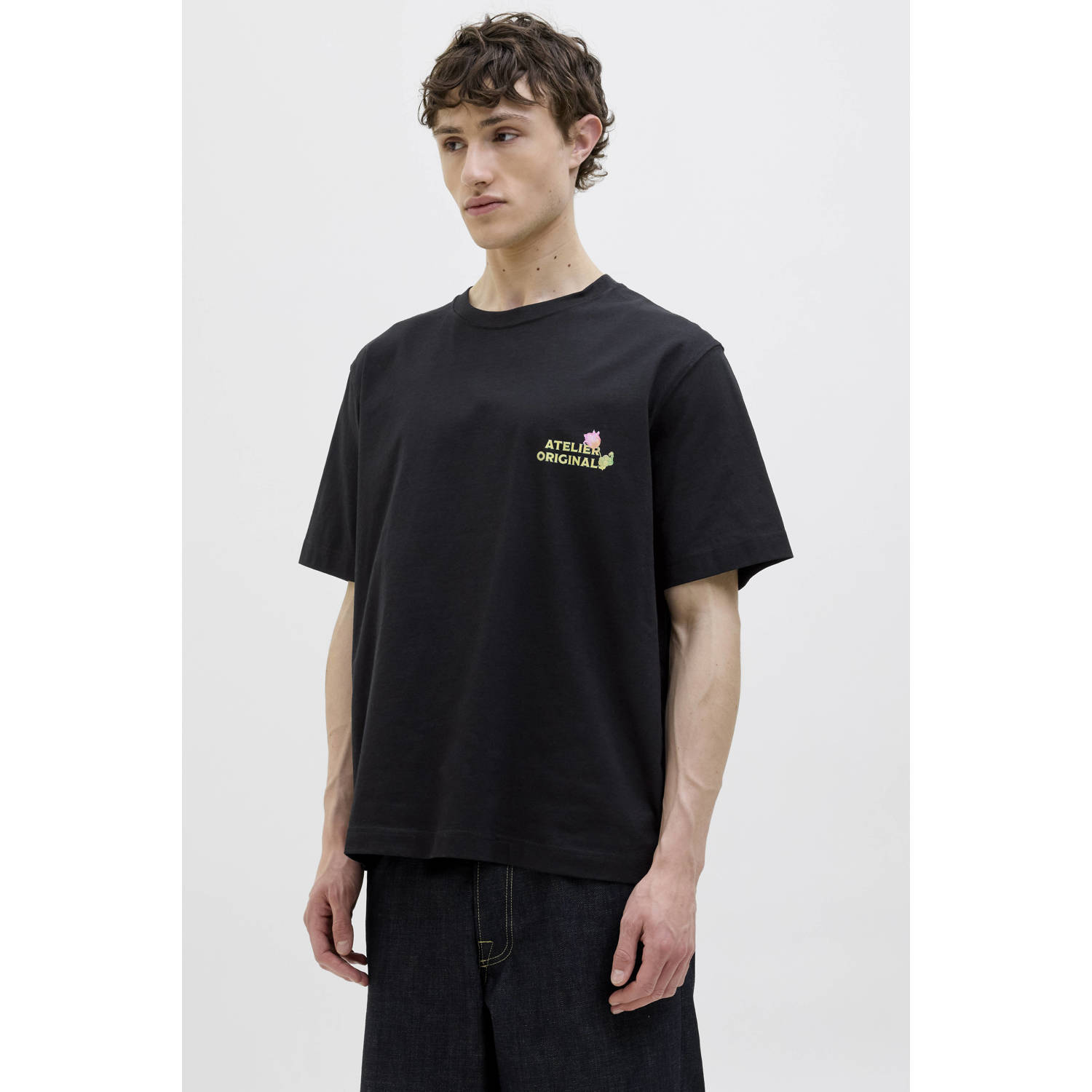 JACK & JONES ORIGINALS T-shirt zwart