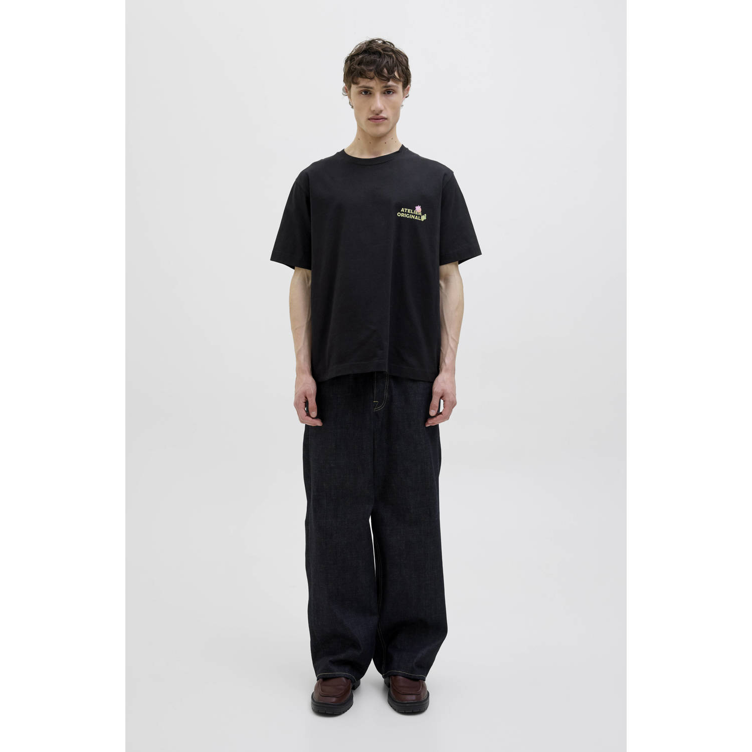 JACK & JONES ORIGINALS T-shirt zwart