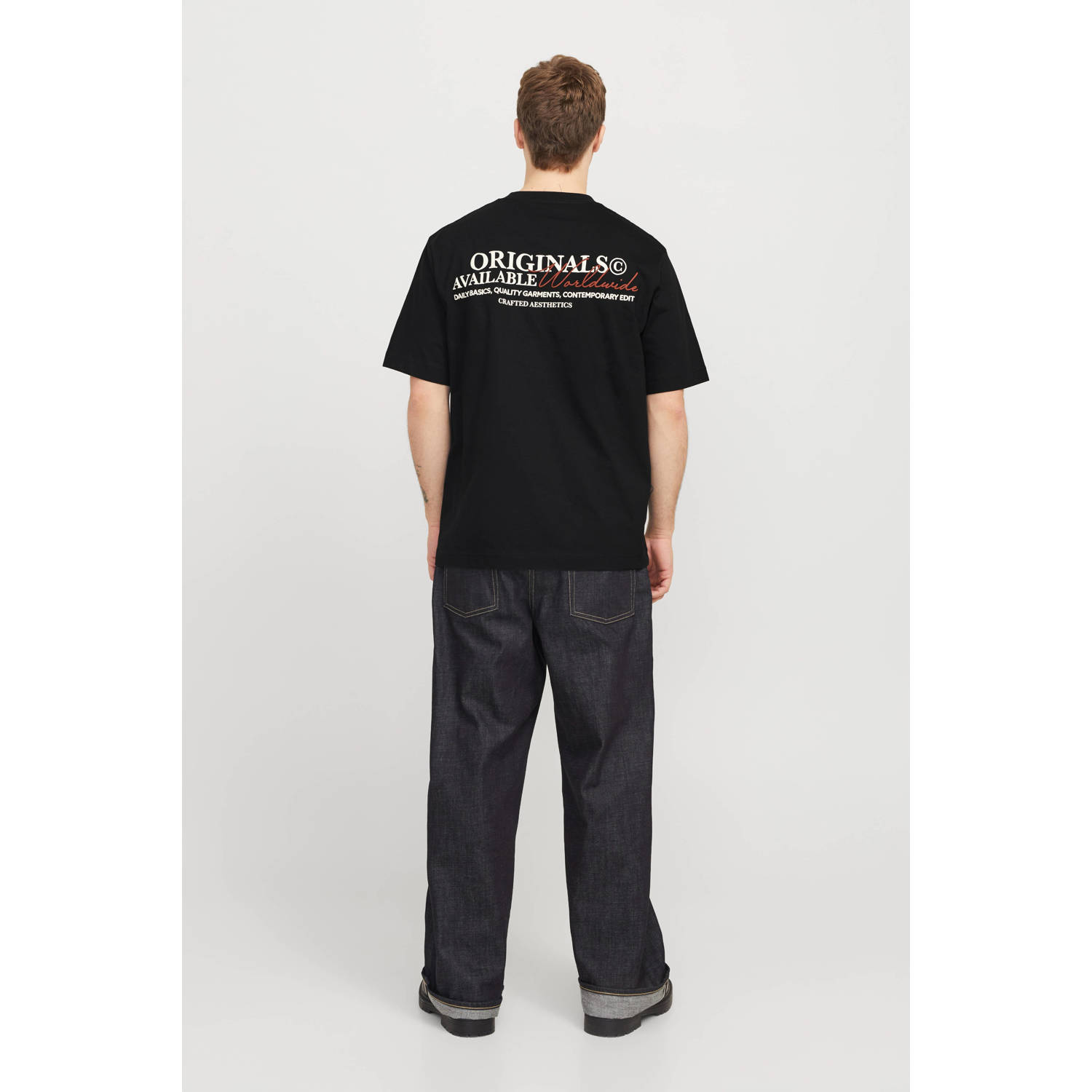 JACK & JONES ORIGINALS T-shirt zwart