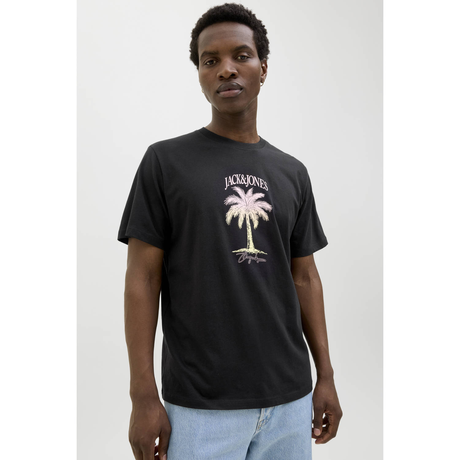 Jack & jones T-shirt met motiefprint model 'ALMERA'