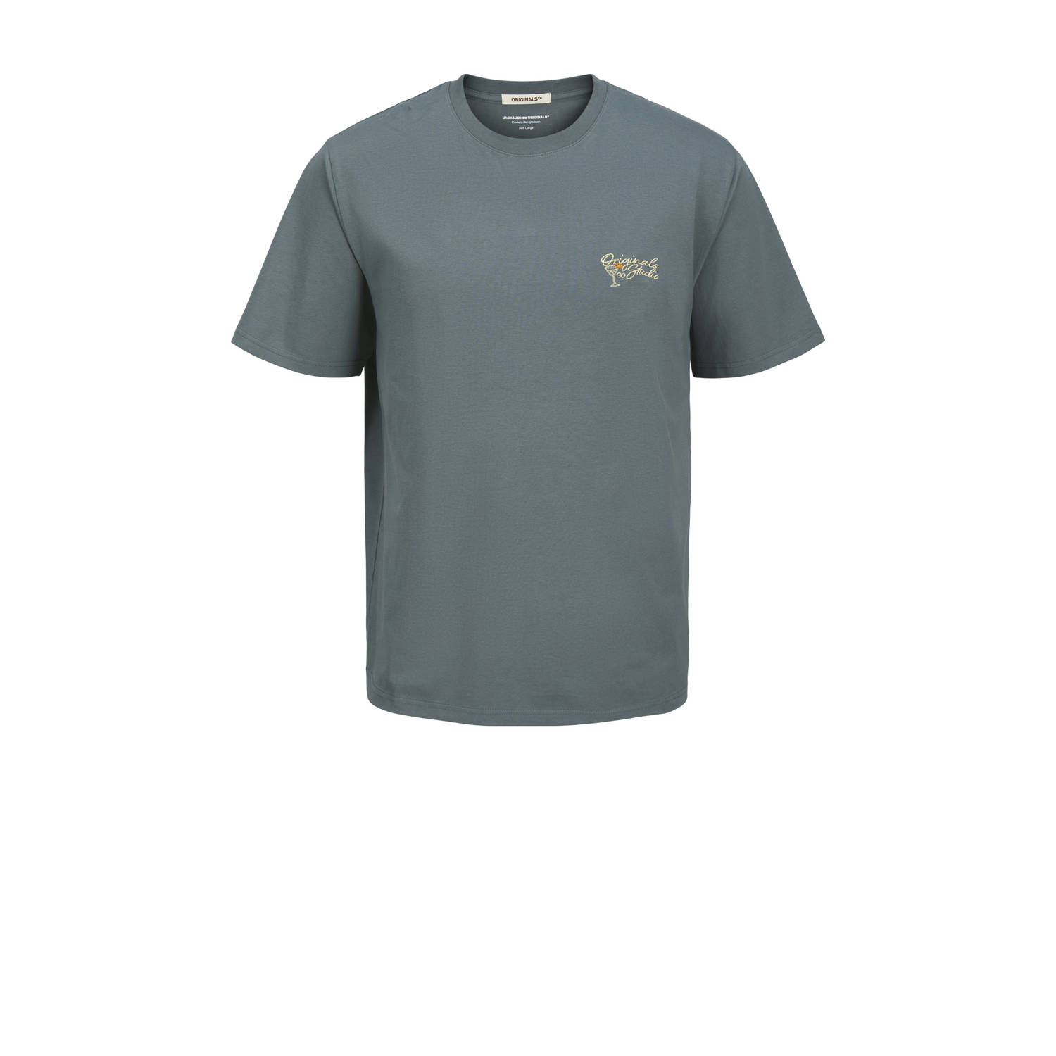 JACK & JONES ORIGINALS T-shirt grijsblauw