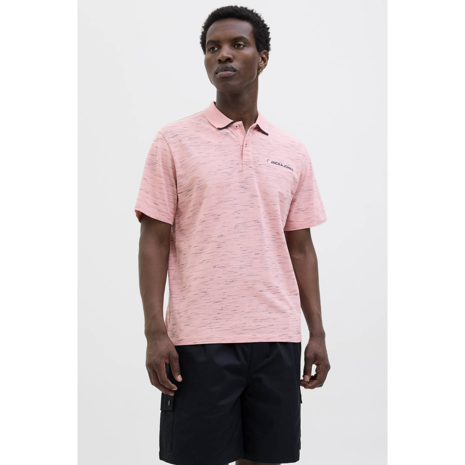 JACK & JONES CORE regular polo roze