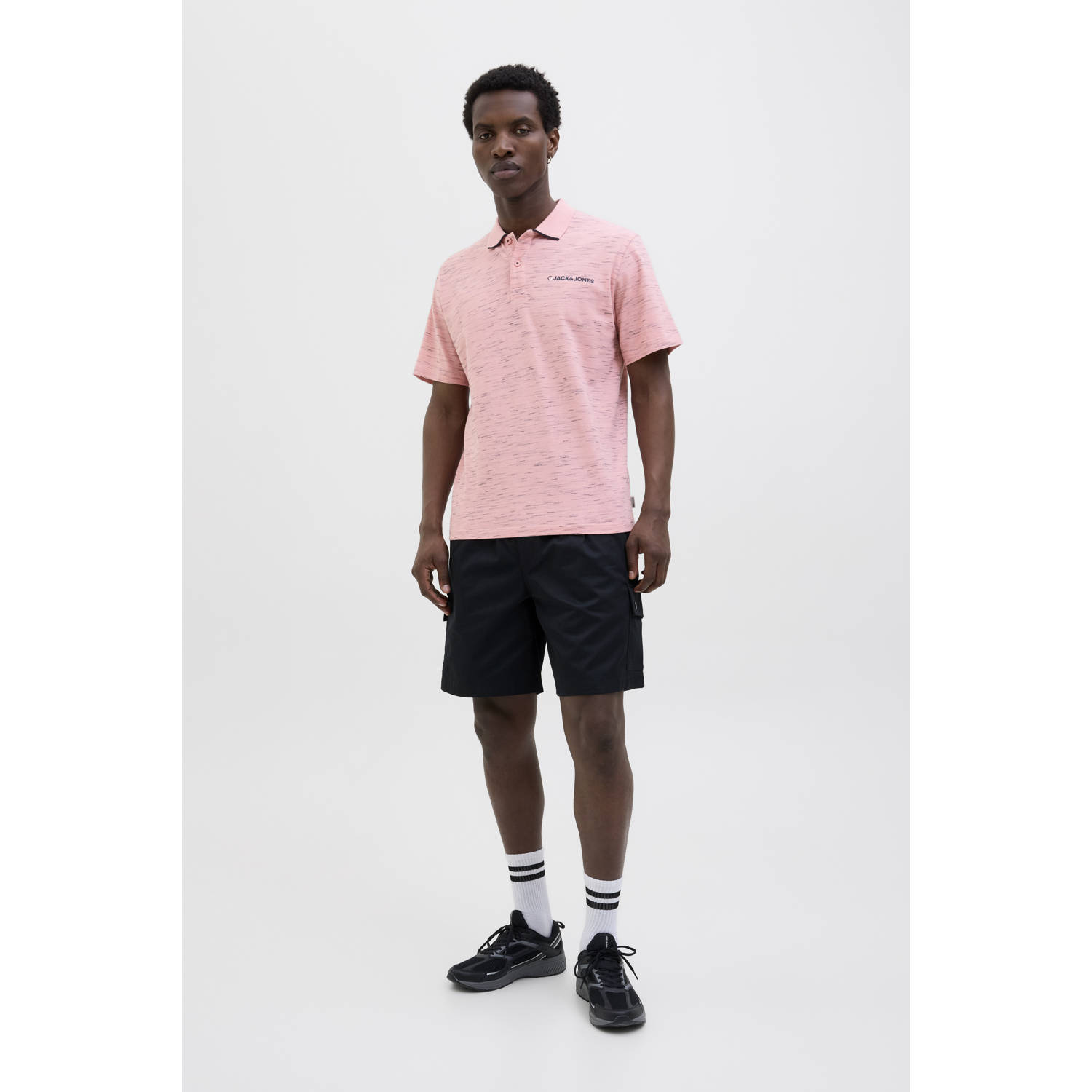 JACK & JONES CORE regular polo roze