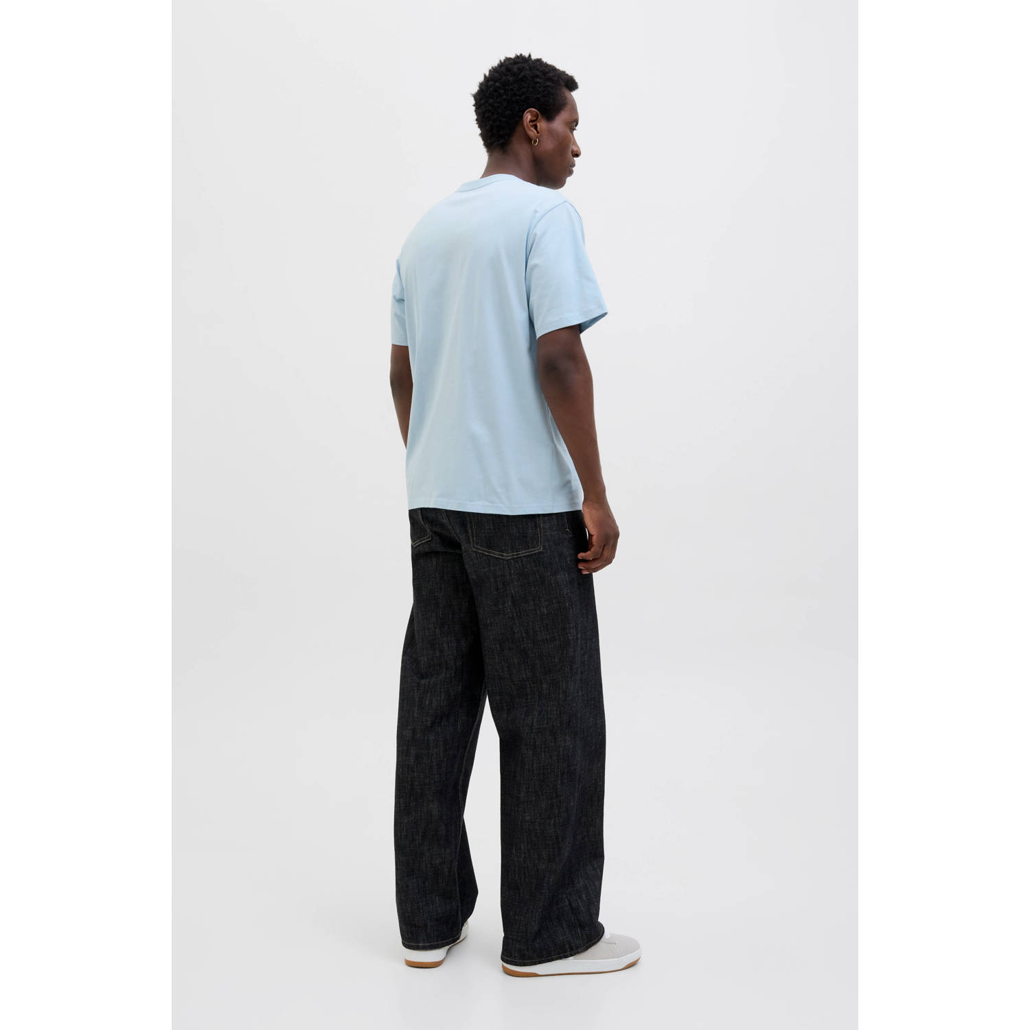 JACK & JONES ORIGINALS T-shirt lichtblauw