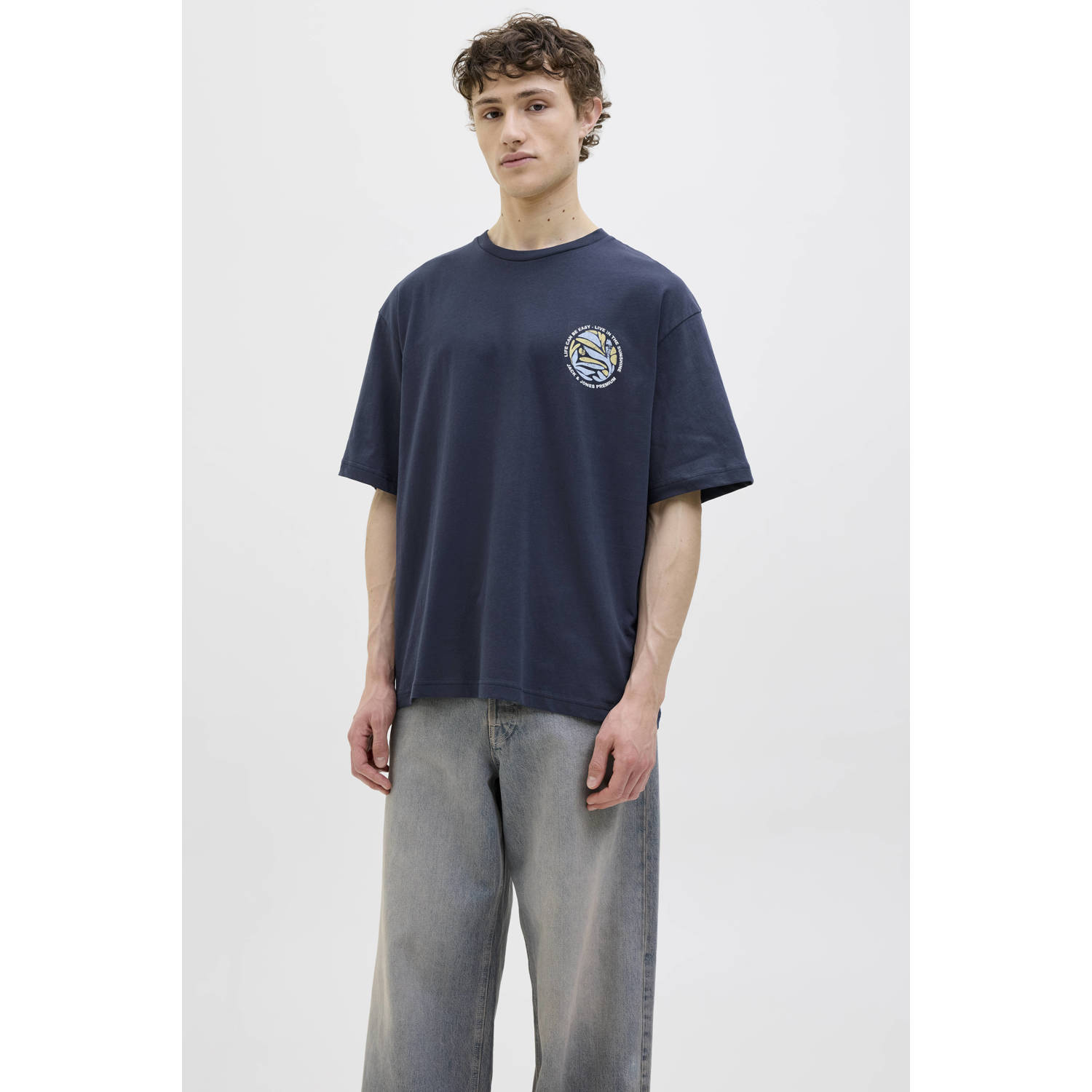 JACK & JONES PREMIUM T-shirt blauw