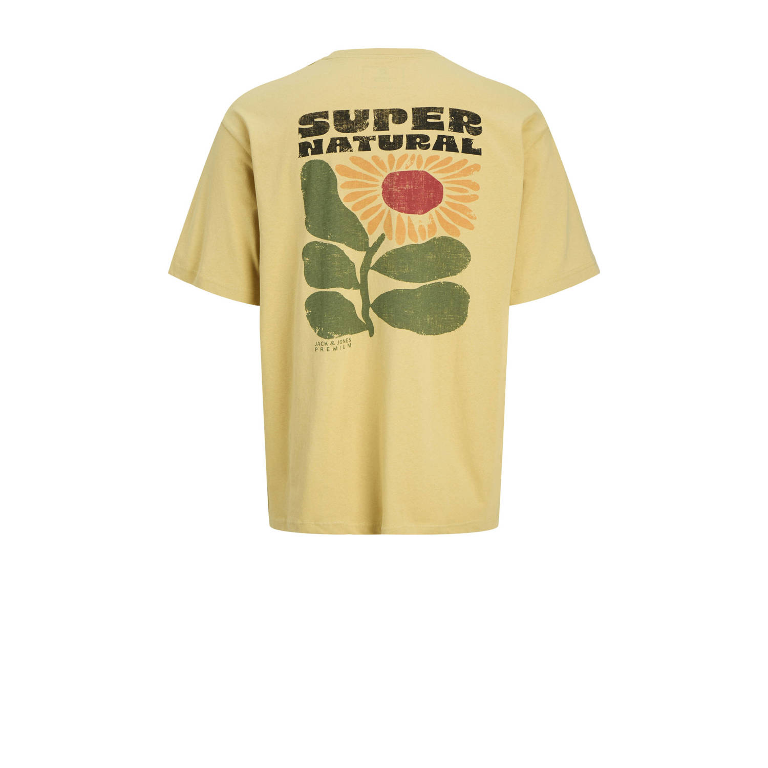 JACK & JONES PREMIUM T-shirt geel