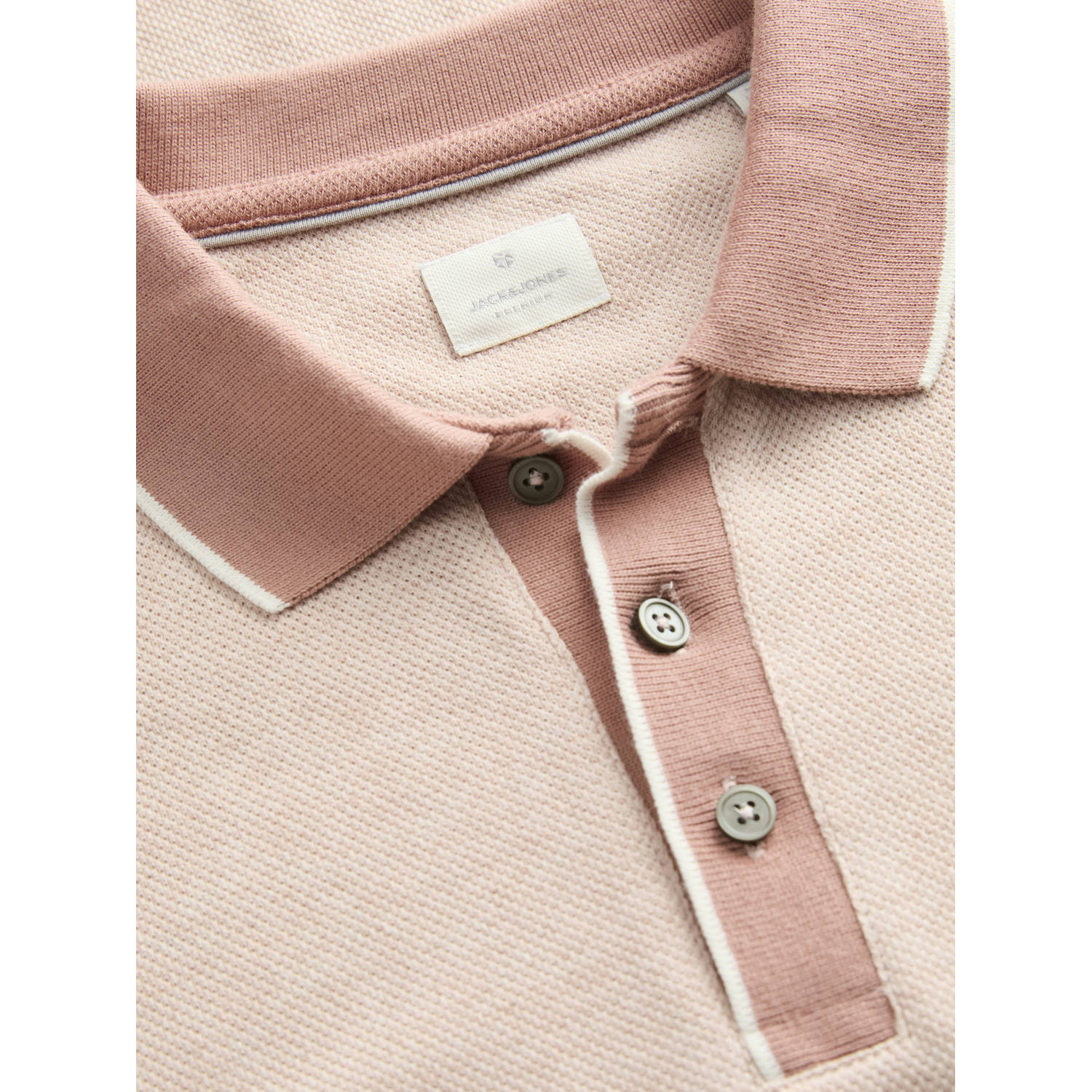JACK & JONES PREMIUM regular polo oudroze