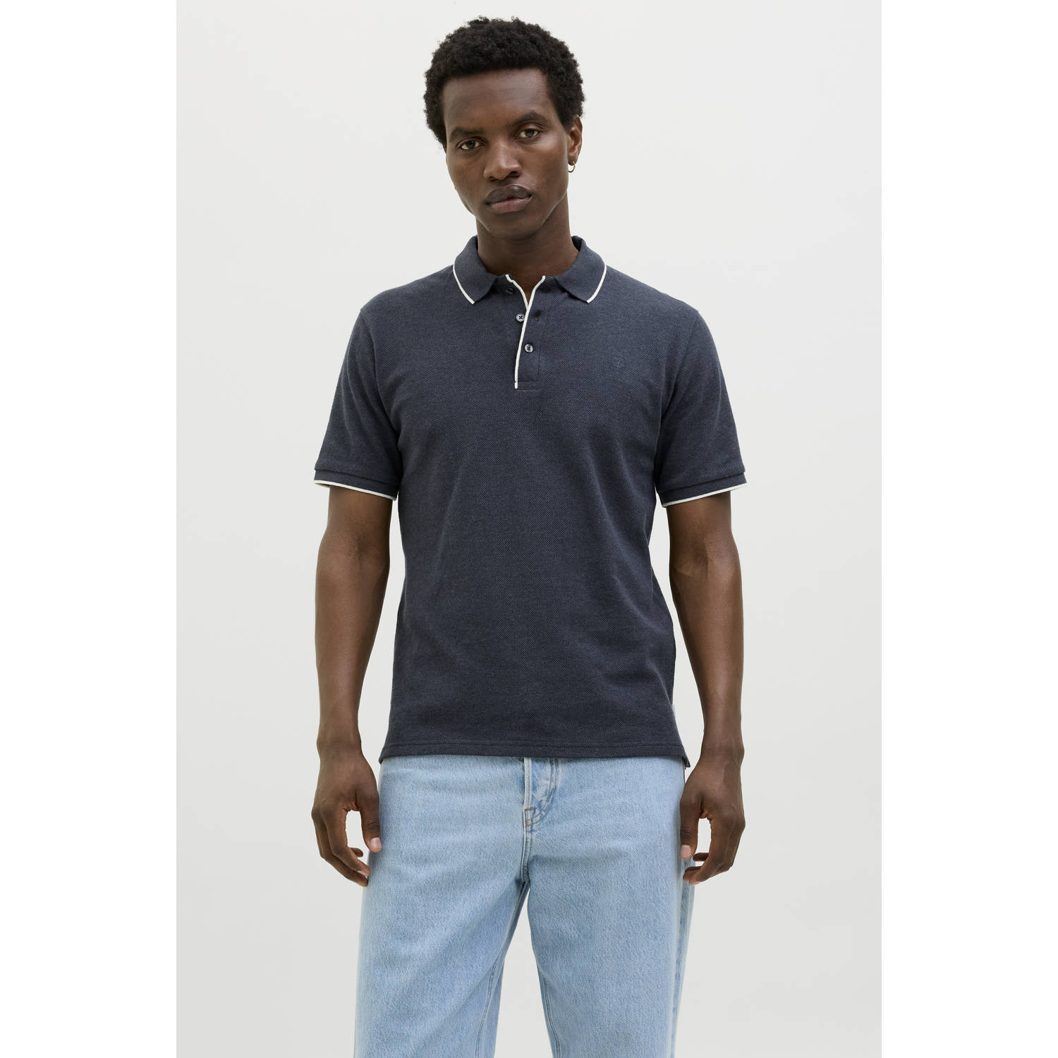 JACK & JONES PREMIUM regular polo blauw