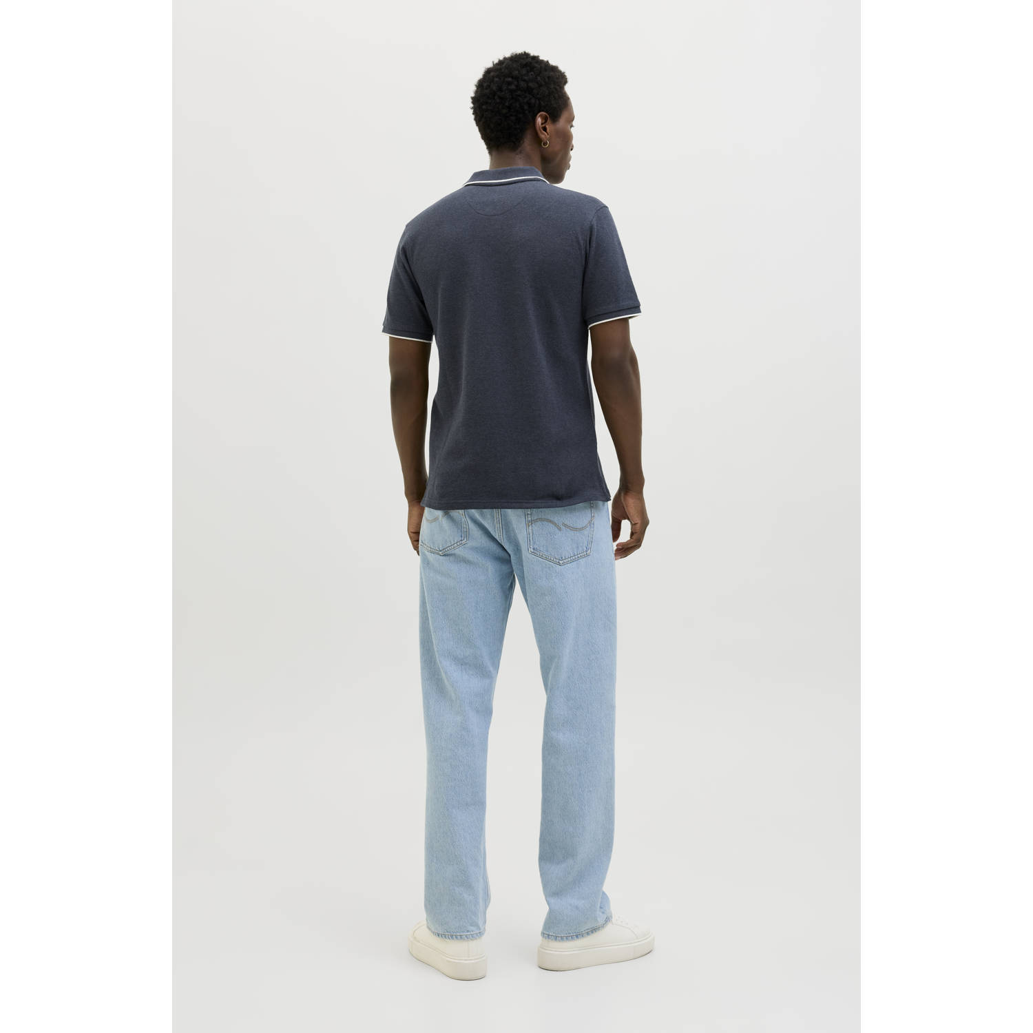 JACK & JONES PREMIUM regular polo blauw