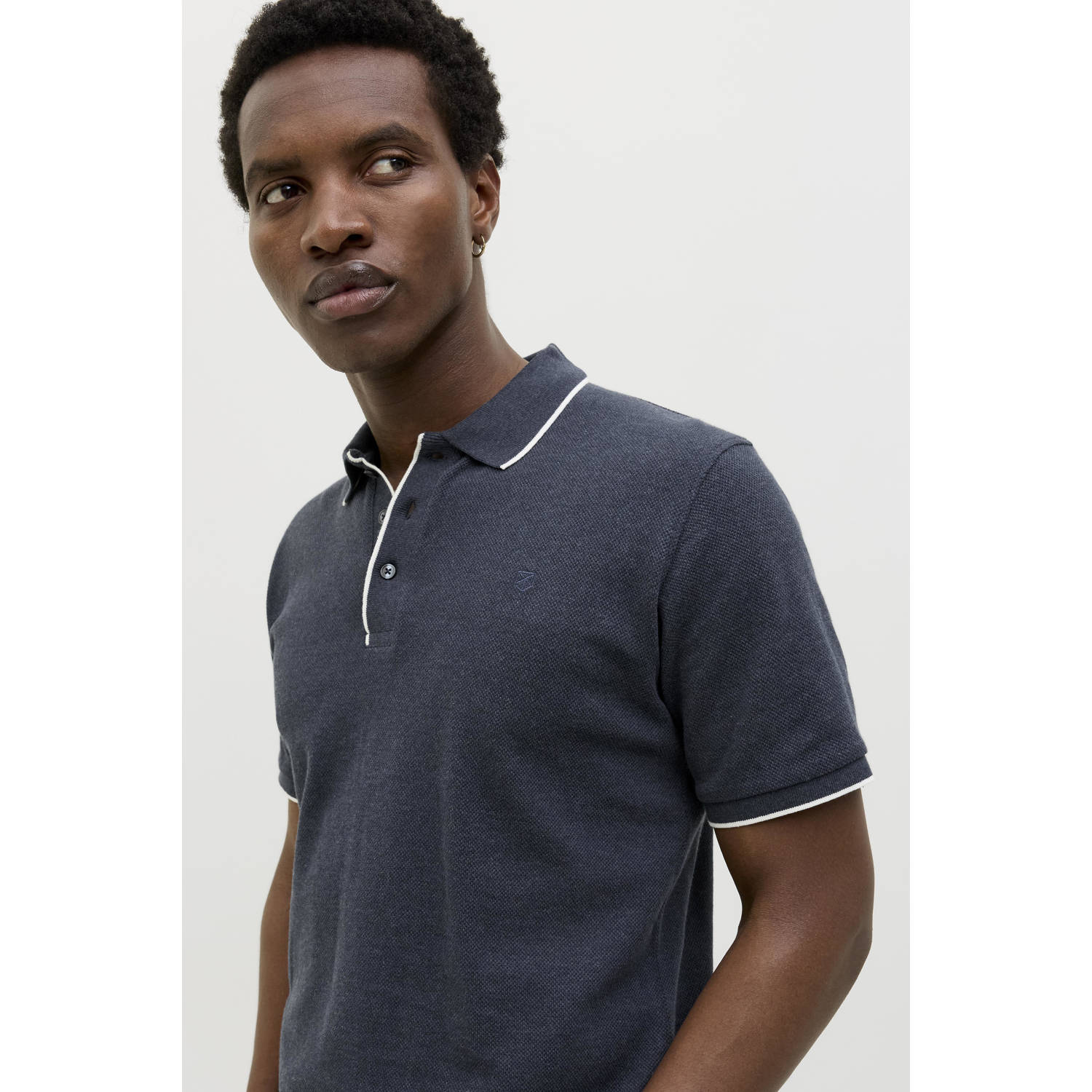 JACK & JONES PREMIUM regular polo blauw
