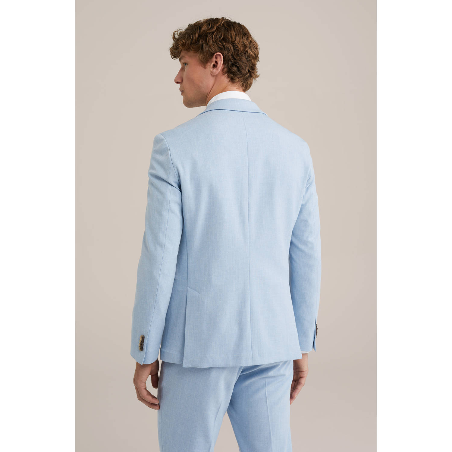 WE Fashion colbert lichtblauw