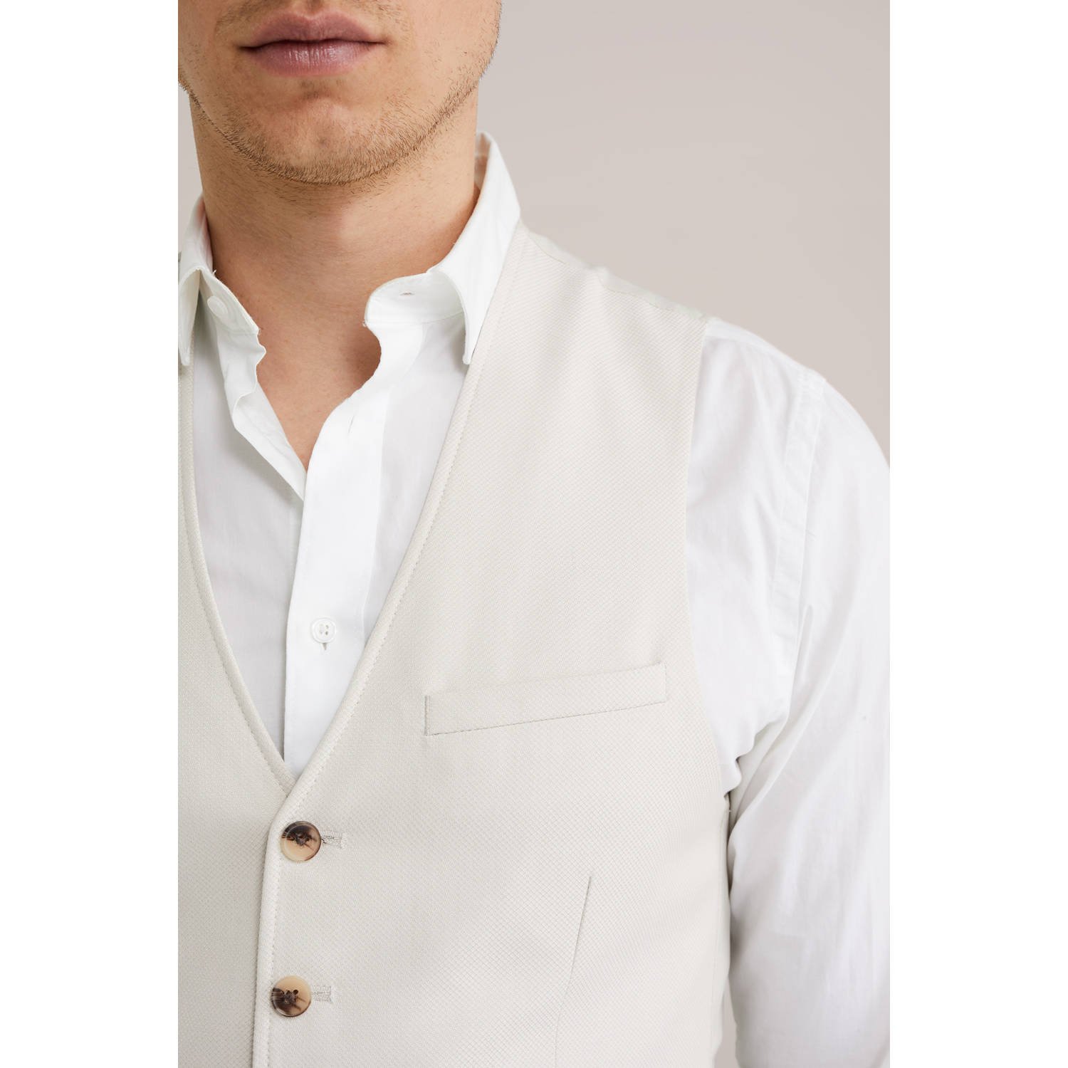 WE Fashion gilet ecru