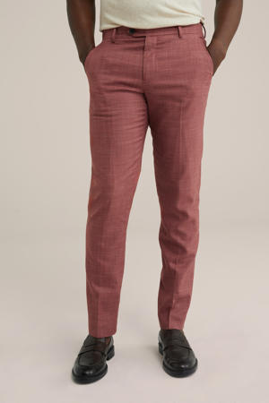 slim pantalon rood