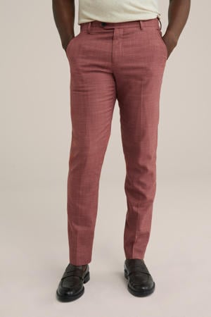 slim pantalon rood